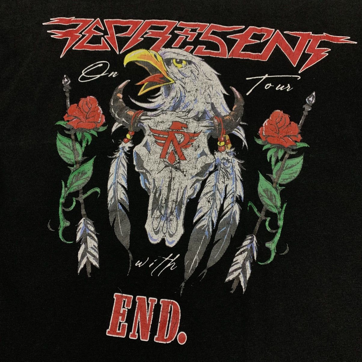 Represent Clo. Represent XS End The Spirits Jet Black Tee Size US XS / EU 42 / 0 - 3 Thumbnail