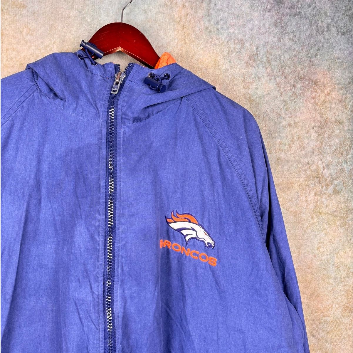NFL × Pro Player × Vintage VTG 90s NFL Denver Broncos Jacket Mens Sz XXL Blue Size US XXL / EU 58 / 5 - 6 Thumbnail