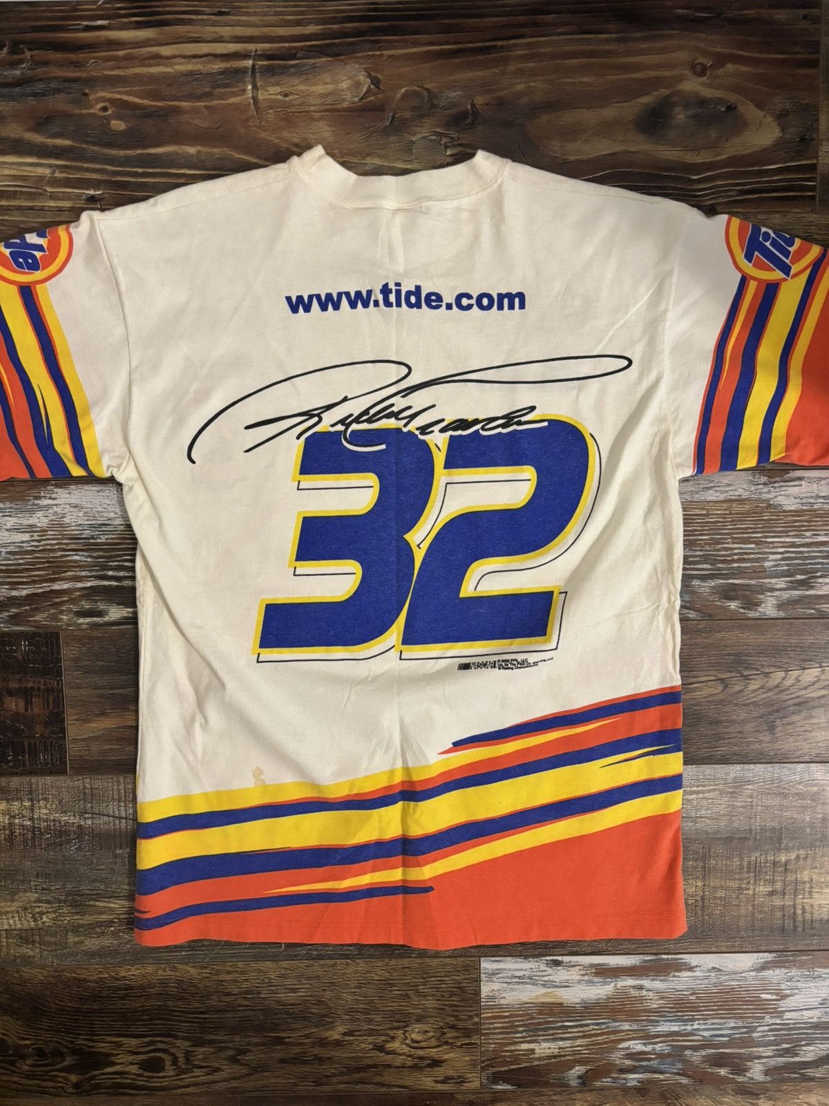 Vintage Ricky Craven Vintage tide racing mens t-shirt Size US L / EU 52-54 / 3 - 5 Thumbnail
