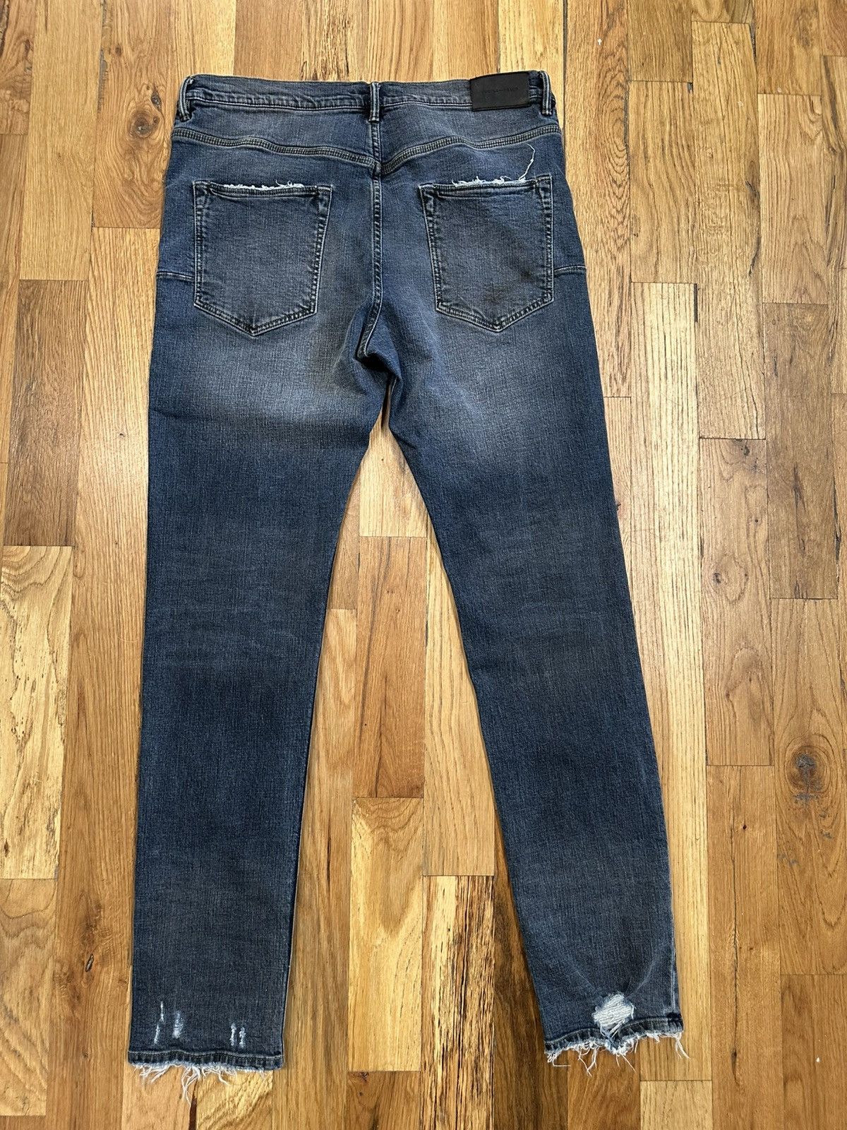 Purple Brand Purple Brand Knee Patch Dark Blue Denim Jeans Size 36 Size US 36 / EU 52 - 2 Thumbnail
