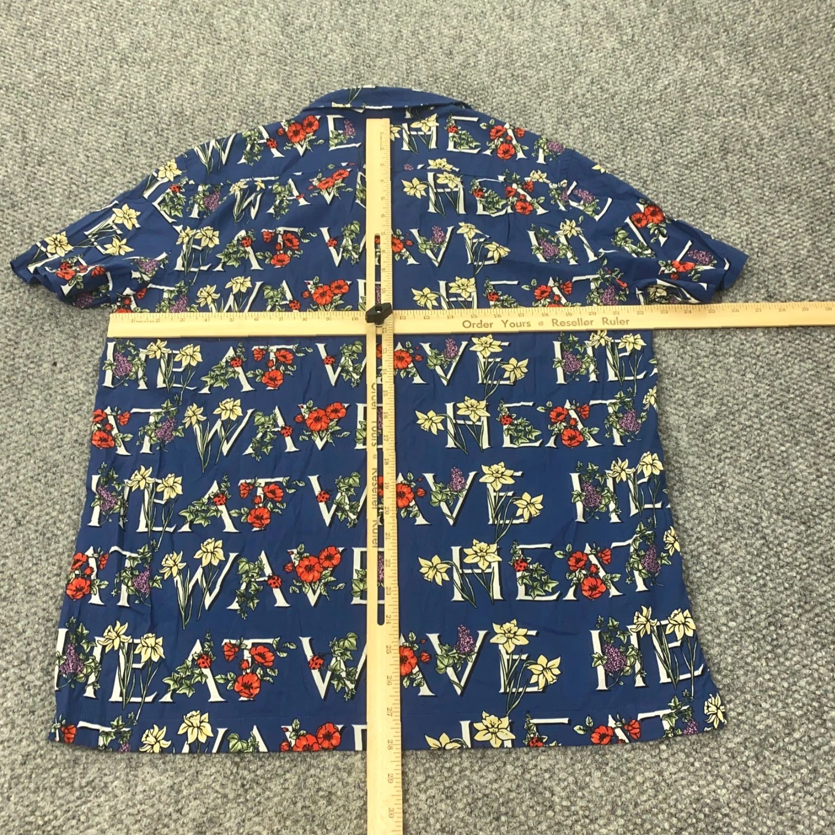 J.Crew J.CREW Camp Hawaiian Shirt Mens Medium Blue Floral Heat Wave Summer Beach Casual Shirt Size US M / EU 48-50 / 2 - 5 Thumbnail