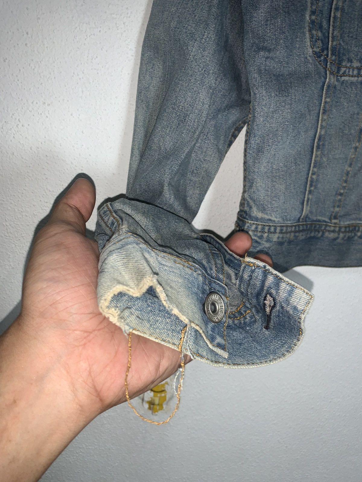 Vale Vintage 2000’s Vale Stonewash Denim jacket Size US XS / EU 42 / 0 - 10 Thumbnail