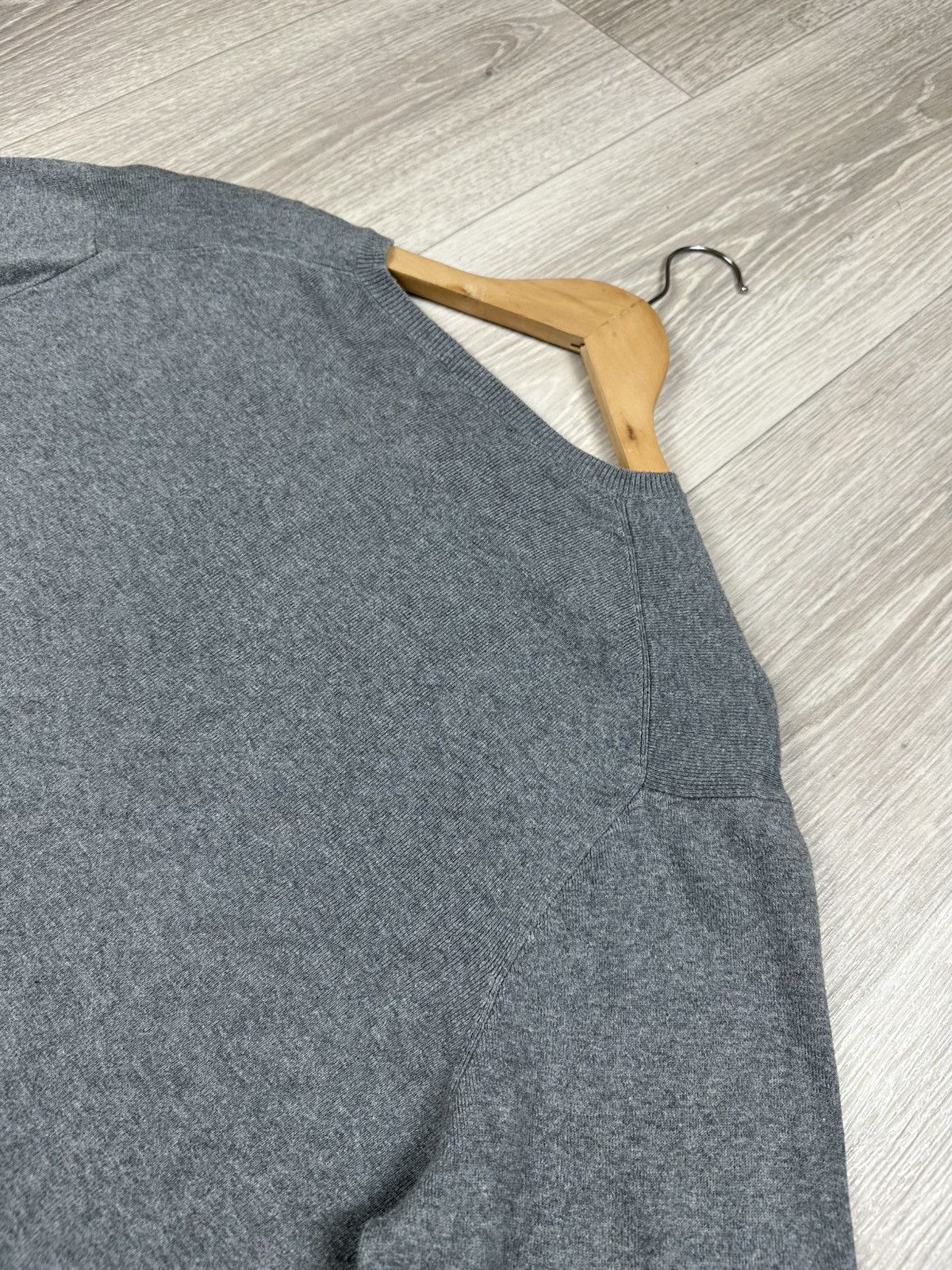 Polo Ralph Lauren Vintage POLO RALPH LAUREN Grey Sweater V-Neck Size L Size US M / EU 48-50 / 2 - 9 Thumbnail