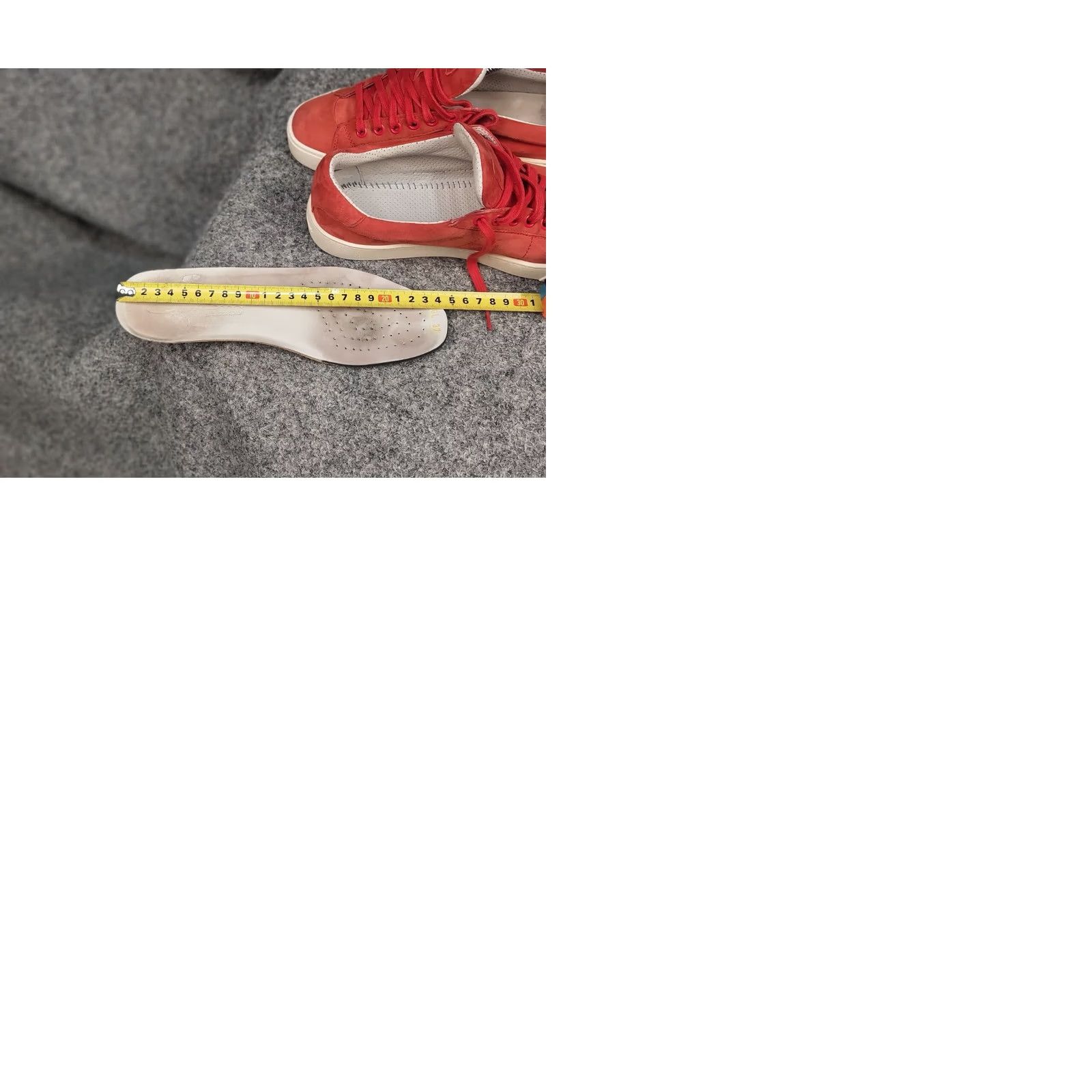 Santoni Santoni Design Orange Women's Leather Suede Classic Sneakers - 37 EU, 7 US, Leather, Low Top, Casual Shoes, Designer Style Size US 7 / IT 37 - 11 Thumbnail