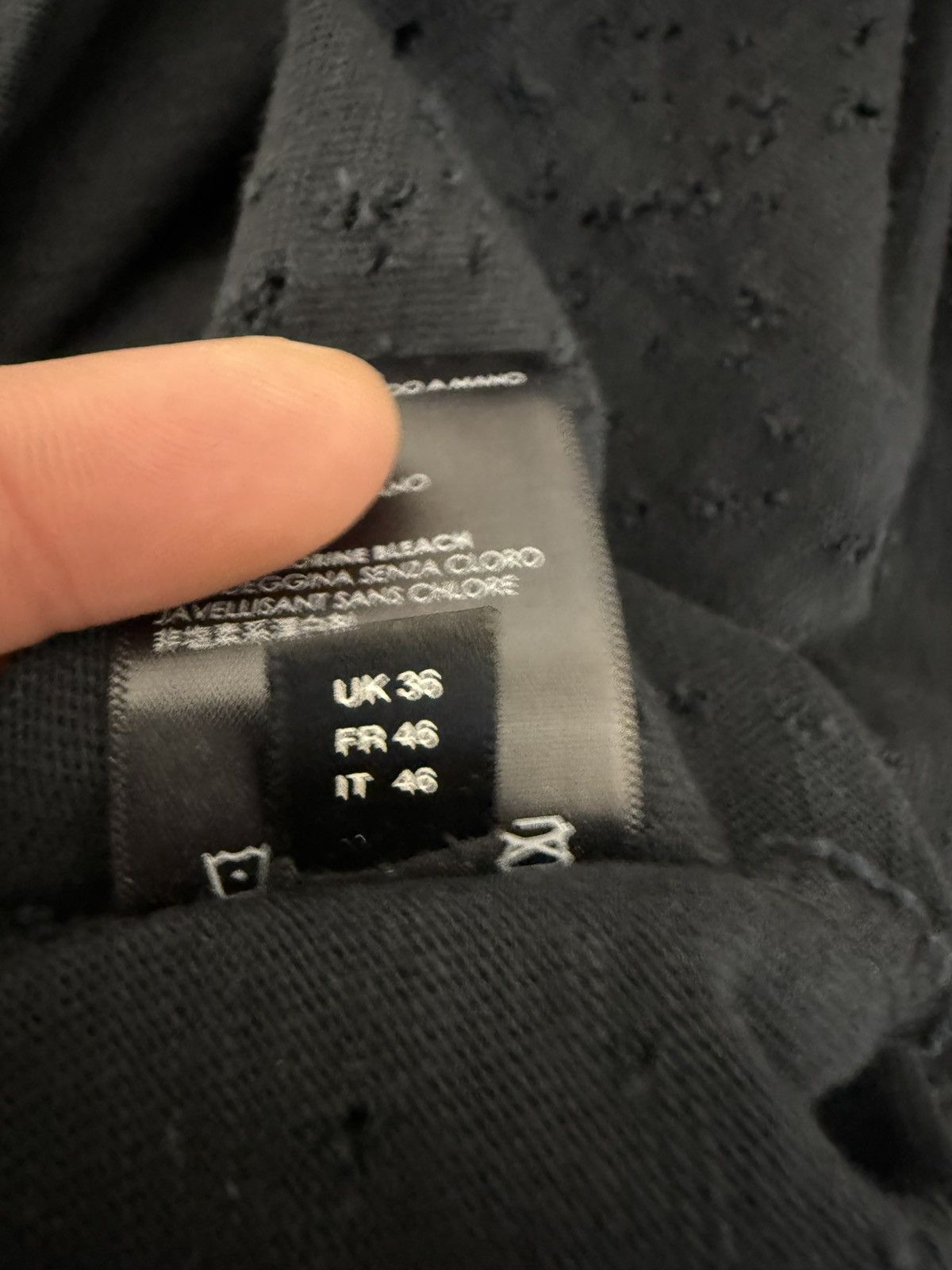 Amiri Black Bullet hole amiri Size US S / EU 44-46 / 1 - 5 Thumbnail
