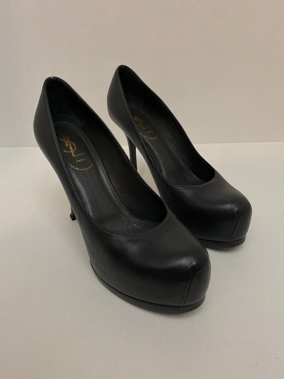 Yves Saint Laurent Yves Saint Laurent YSL Trib Too Leather High Heels Size US 6.5 / IT 36.5 - 3 Thumbnail