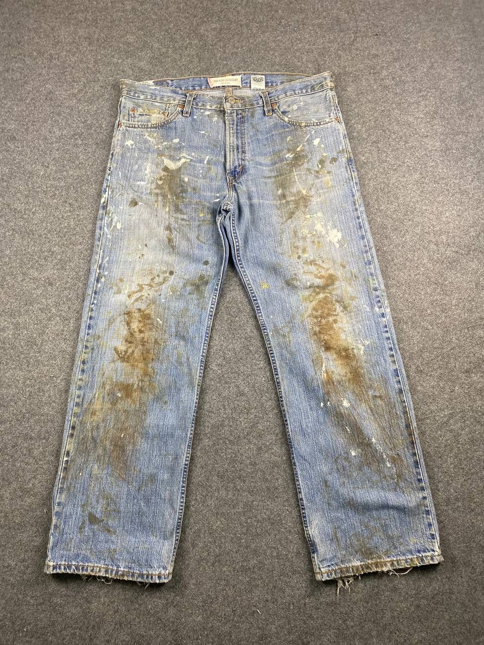 Levi's vintage levis 529 paint splatter distressed denim Size US 38 / EU 54 - 7 Thumbnail