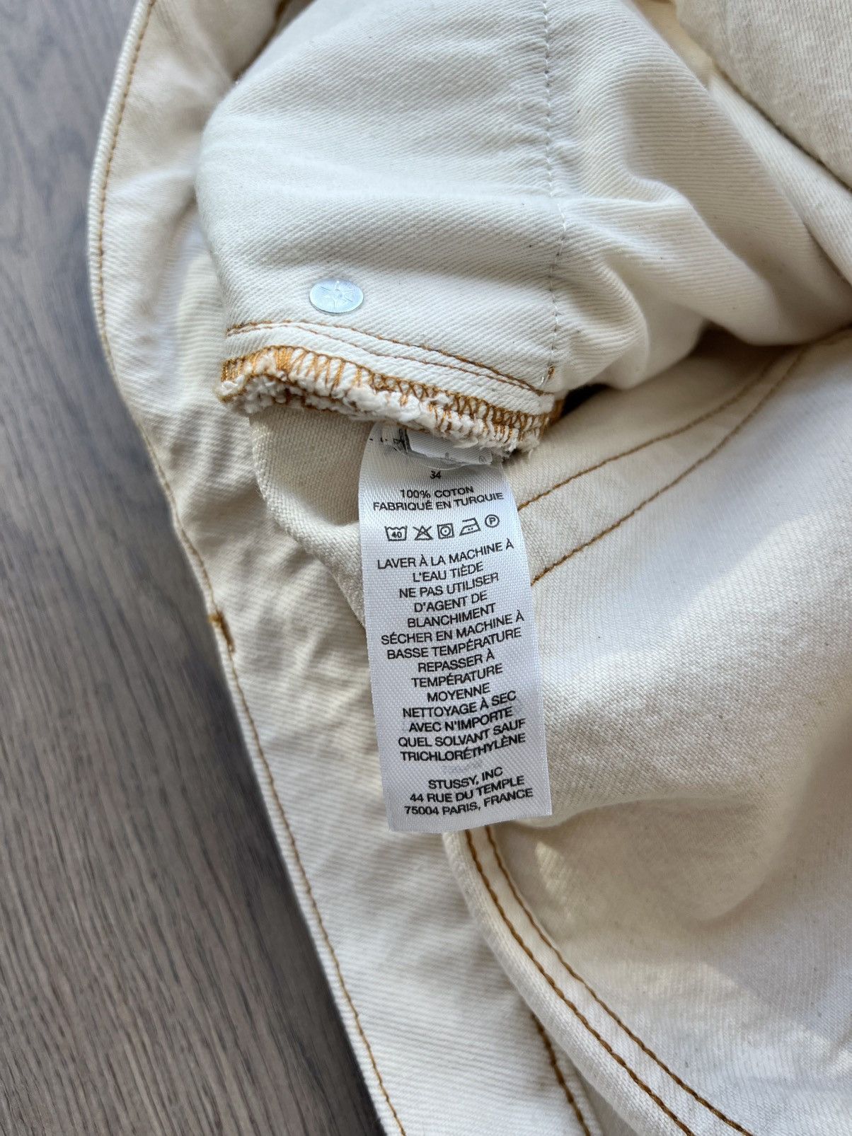 Stussy Sample Stussy Big Ol Denim Jean “Natural” 34 Size US 34 / EU 50 - 7 Thumbnail