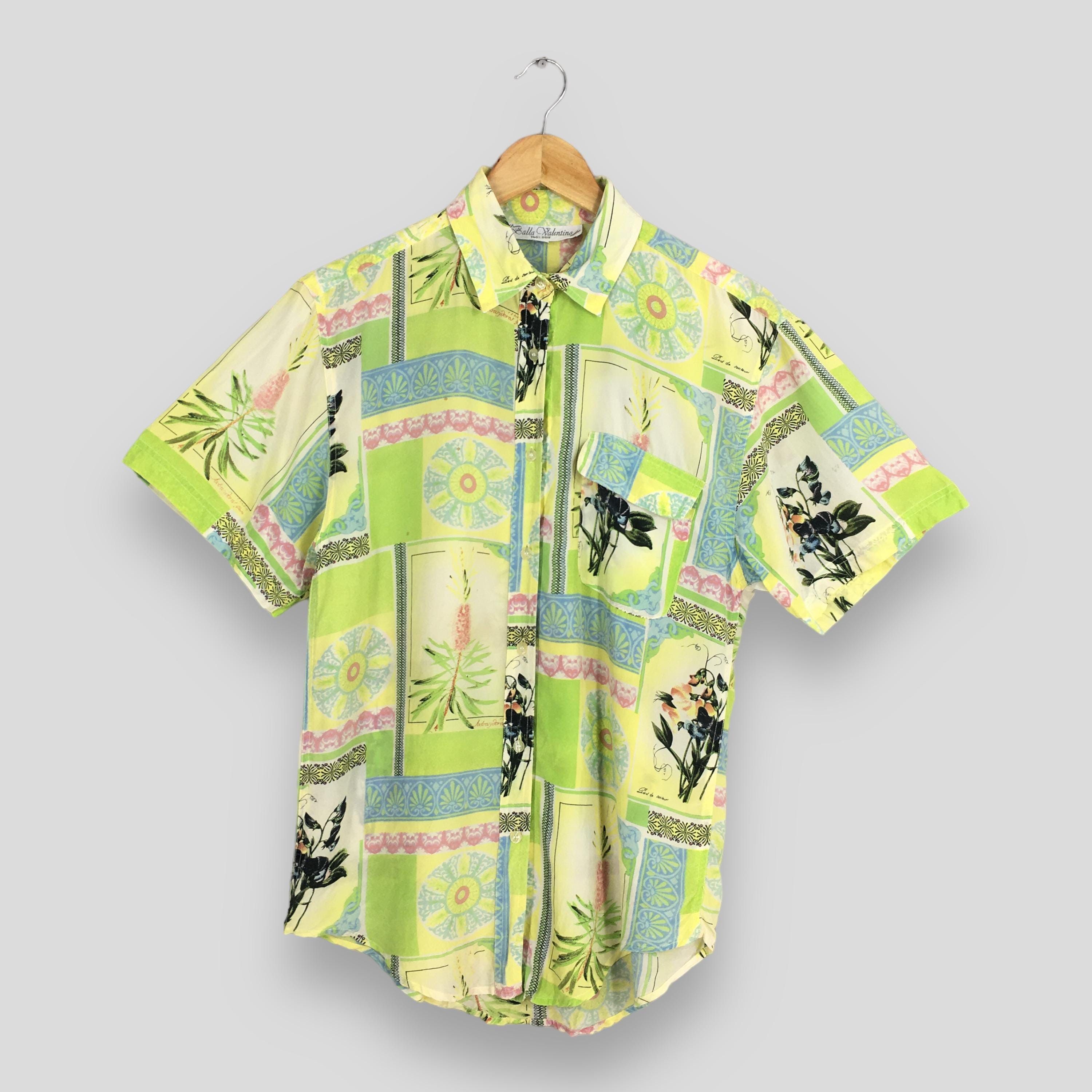 Other 90s Novelty Baroque Psychedelic Pattern Silk Shirt Small Size US S / EU 44-46 / 1 - 1 Thumbnail