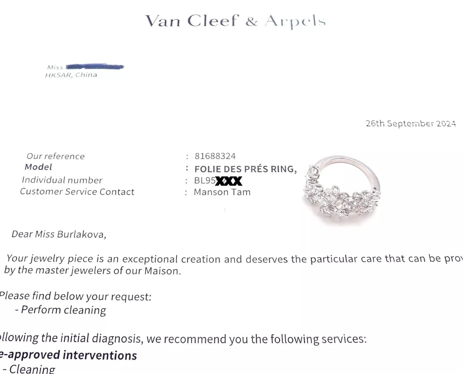 Van Cleef & Arpels Van Cleef & Arpels Folie des Pres 18k Diamond Flower Ring Size ONE SIZE - 14 Thumbnail
