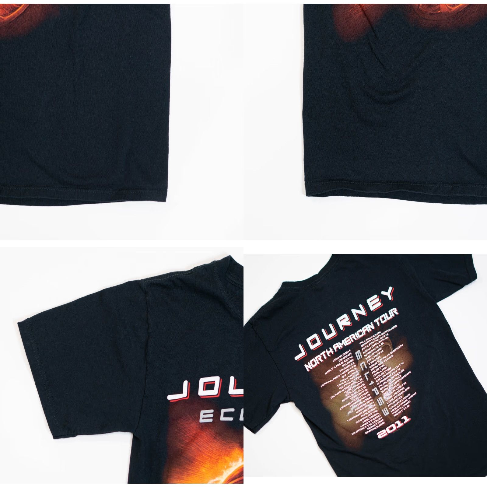 Anvil VINTAGE JOURNEY City of Hope Eclipse ECL1PS3 2011 T-Shirt Men Size S Shirt Short Sleeve Black 100% Cotton Anvil Logo Musi c Rock USA Band Eclipse Mens Size US S / EU 44-46 / 1 - 8 Thumbnail