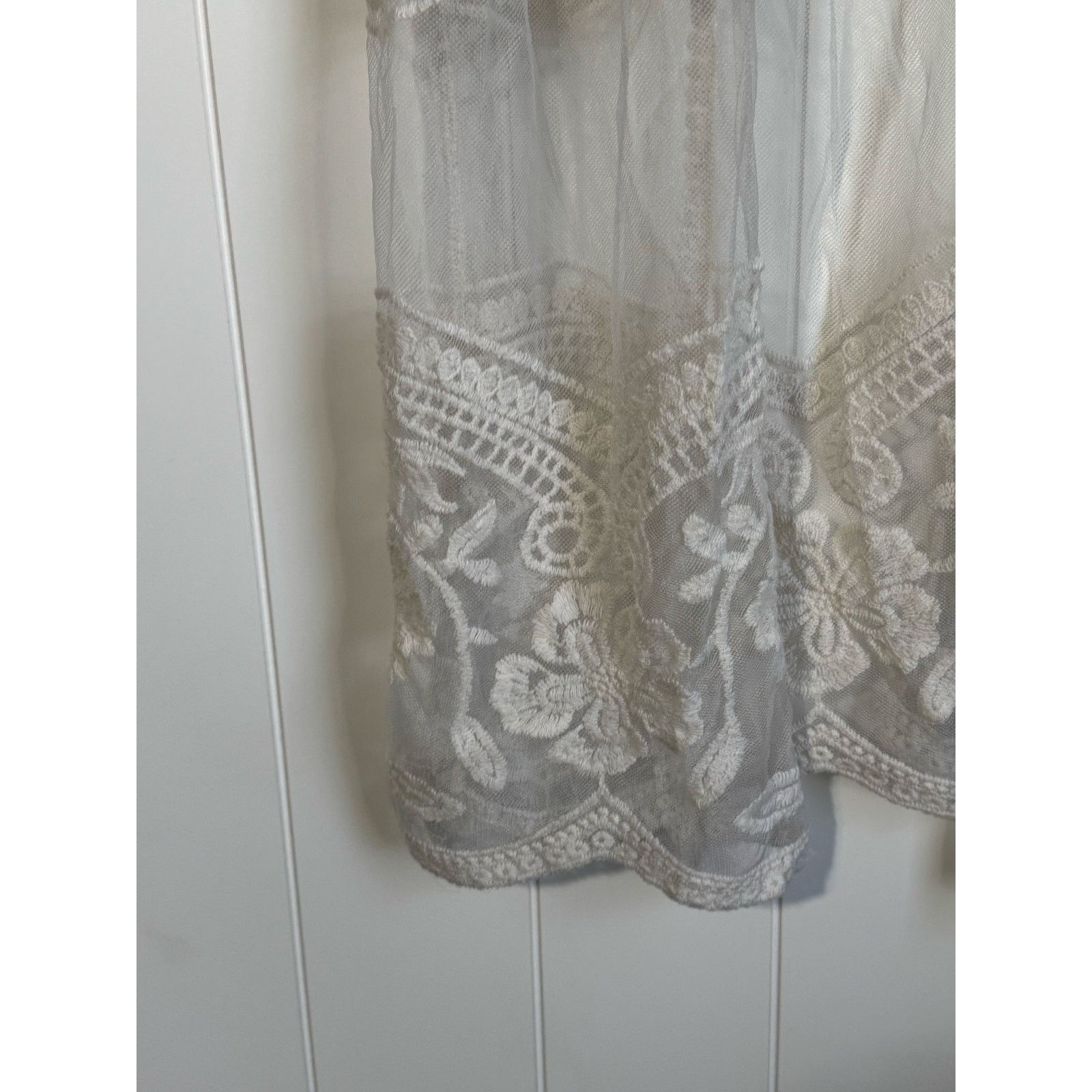 Other Kimono Cover-Up · Floral Cream Sheer Lace Small/Medium Size M / US 6-8 / IT 42-44 - 5 Thumbnail