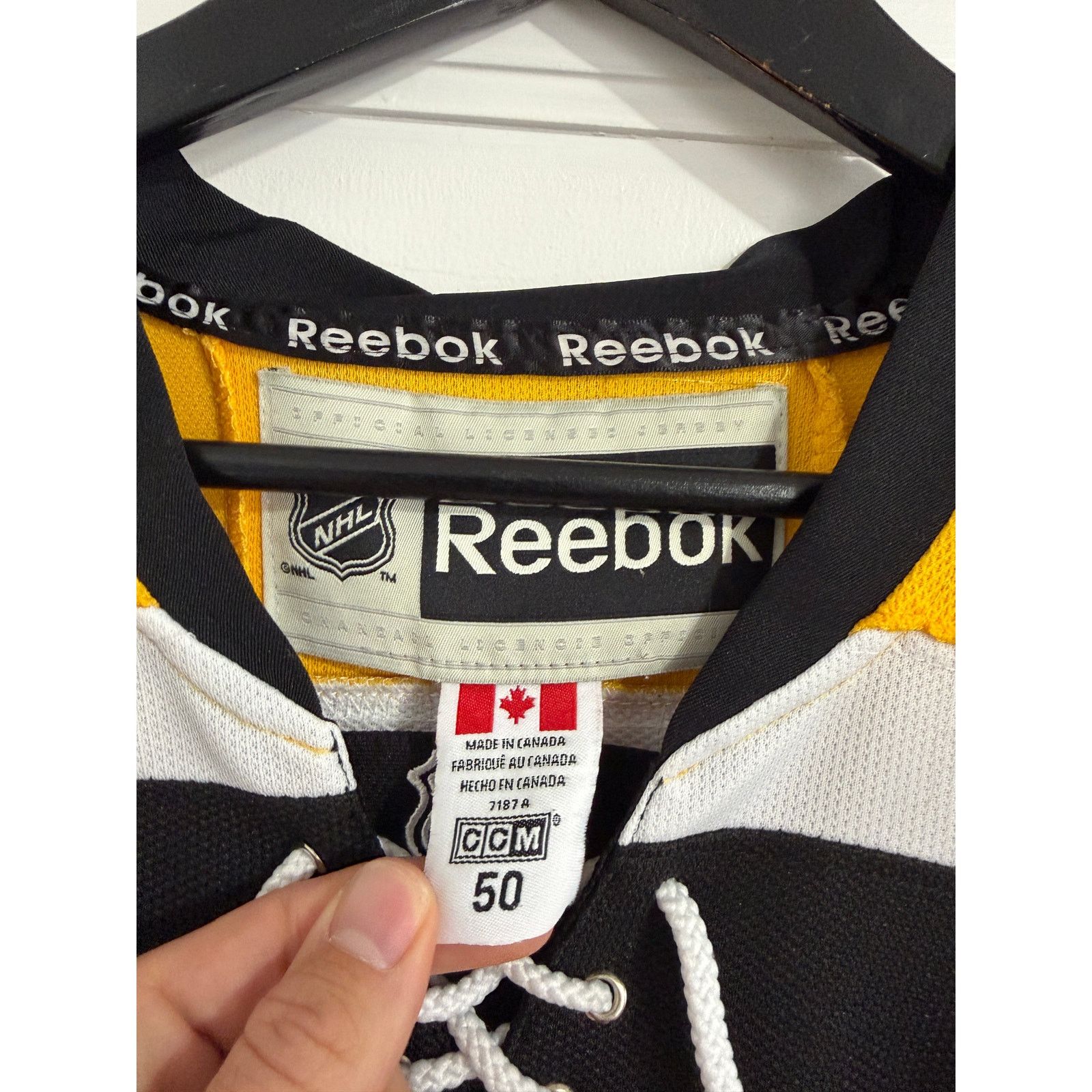 Reebok David Krejčí Boston Bruins NHL Hockey Jersey Size Large Size US L / EU 52-54 / 3 - 7 Thumbnail