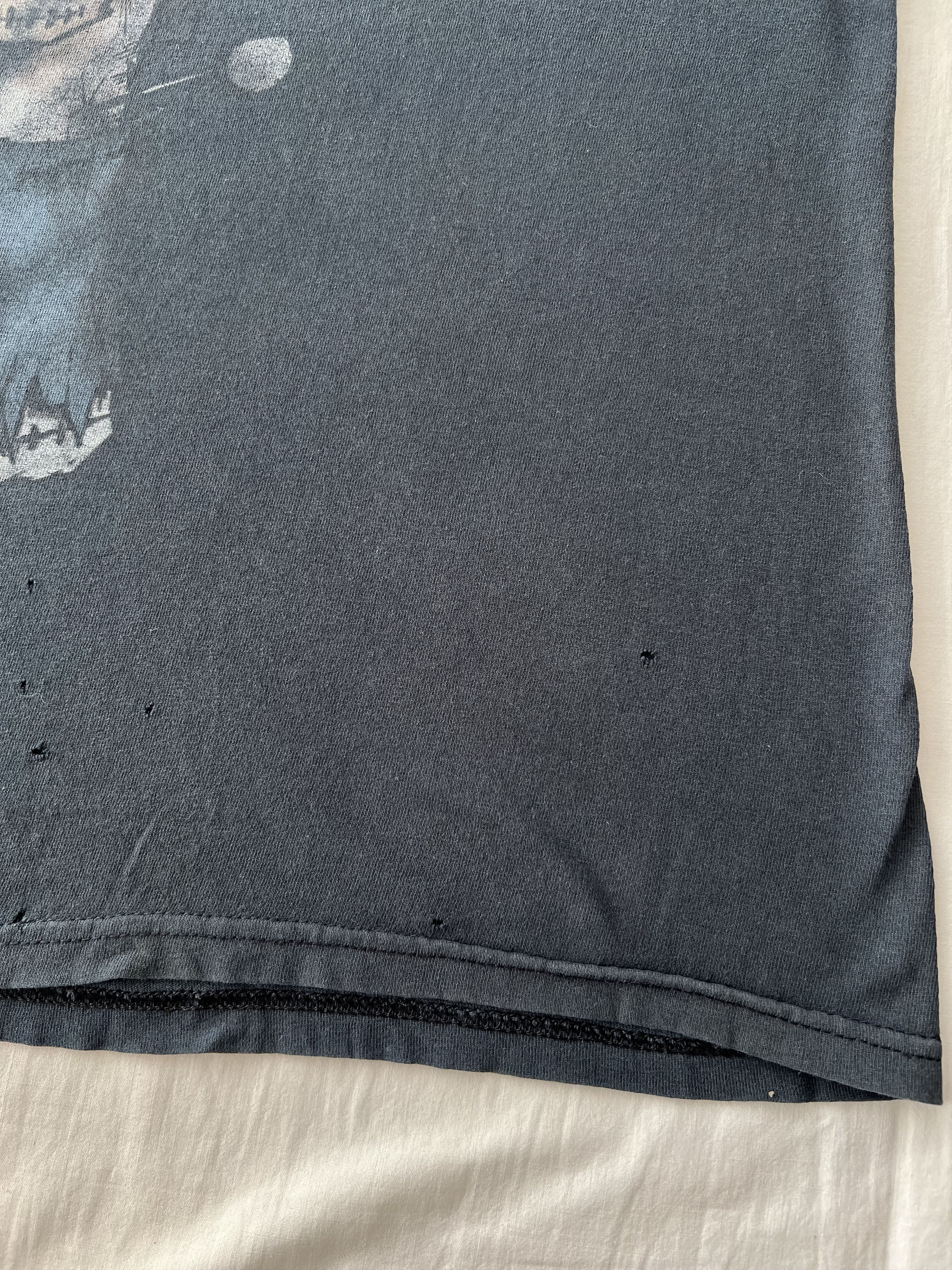 Band Tees Vintage 2000s Korn Rock Band Thrashed Faded Black T-shirt Size US XL / EU 56 / 4 - 8 Thumbnail