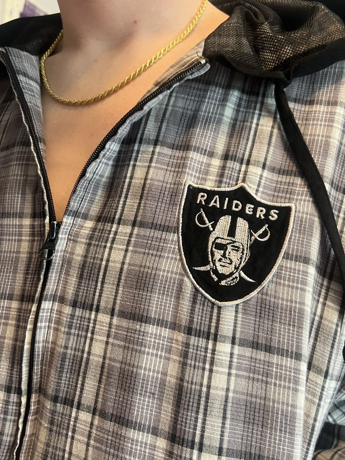 NFL 00s Oakland Raiders Jacket Size US XL / EU 56 / 4 - 1 Thumbnail