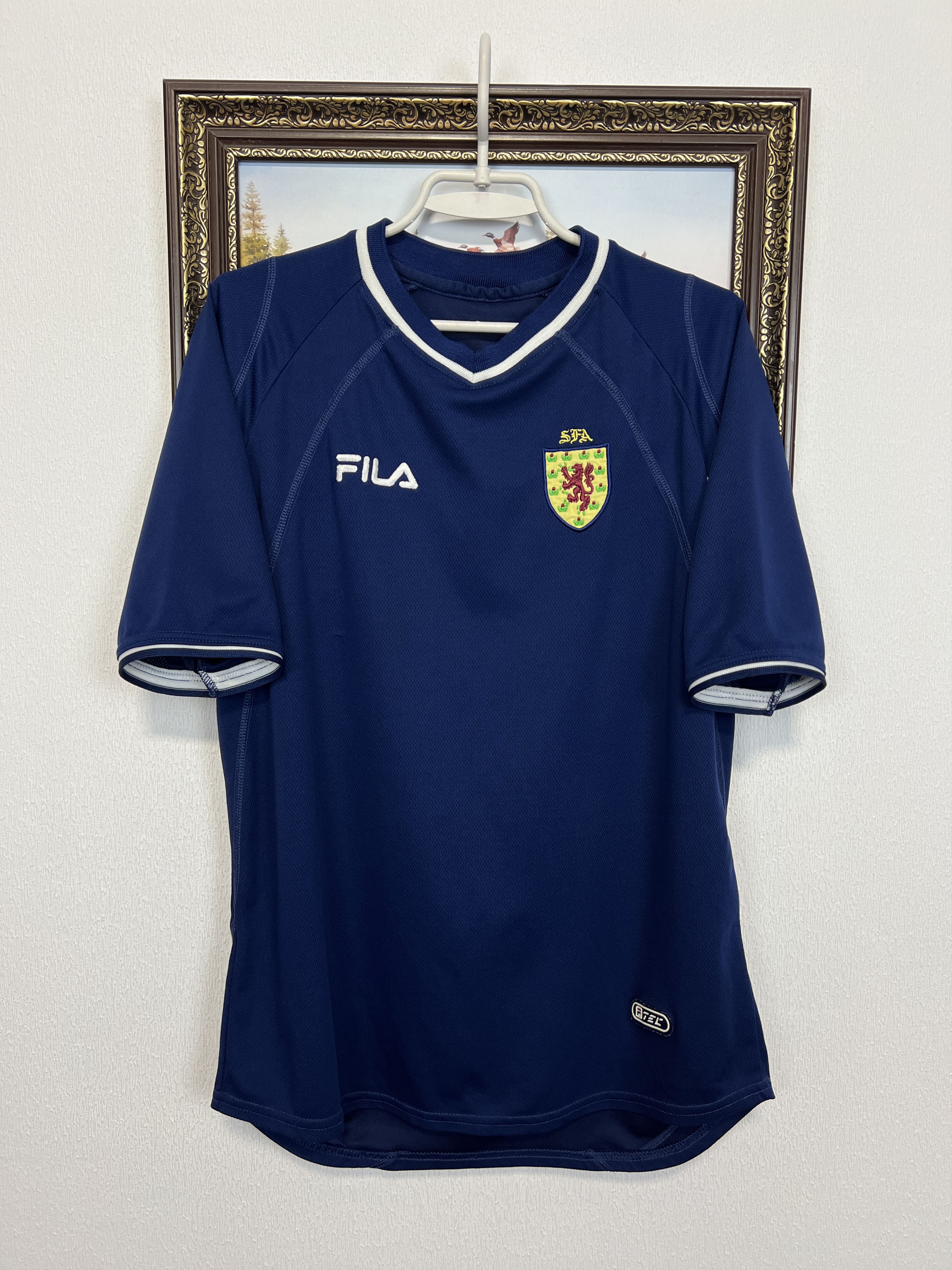 Fila Scotland Home football shirt Soccer Jersey National Team Size US L / EU 52-54 / 3 - 1 Thumbnail