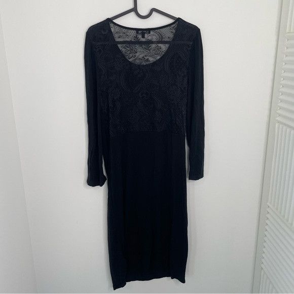 Aritzia Aritzia Babaton Lace Back Longsleeve Dress Size M / US 6-8 / IT 42-44 - 4 Thumbnail