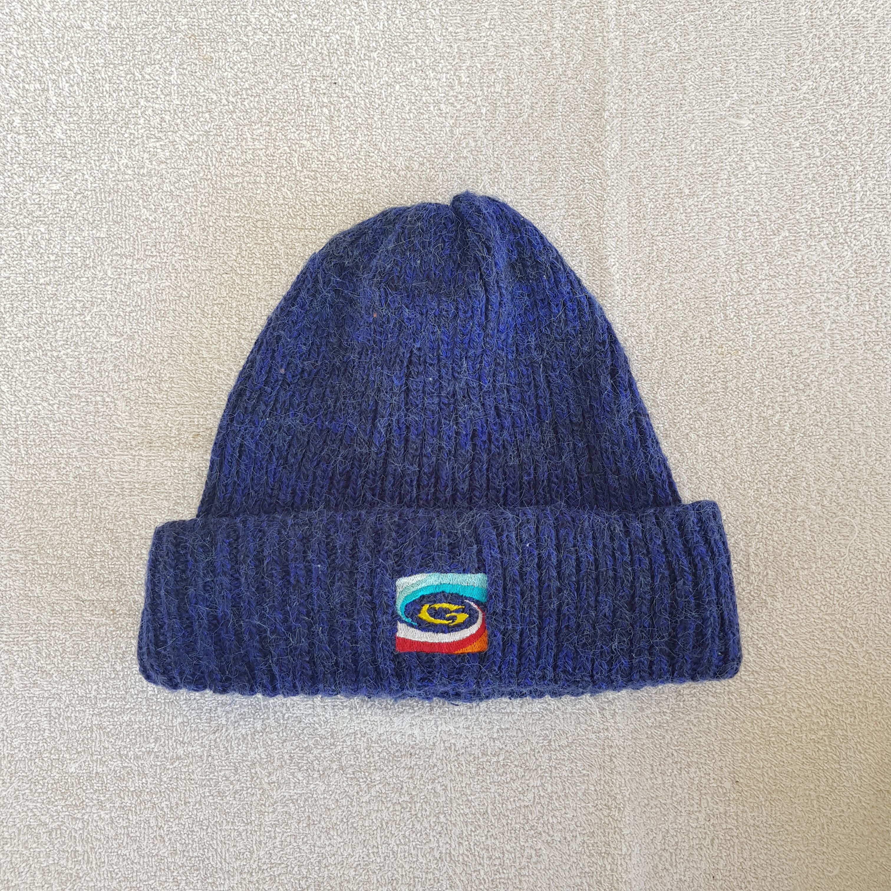 Homespun Knitwear Vintage Yamatoyo Beanie Ribbed Knit Snow Caps Hats. Size ONE SIZE - 5 Thumbnail