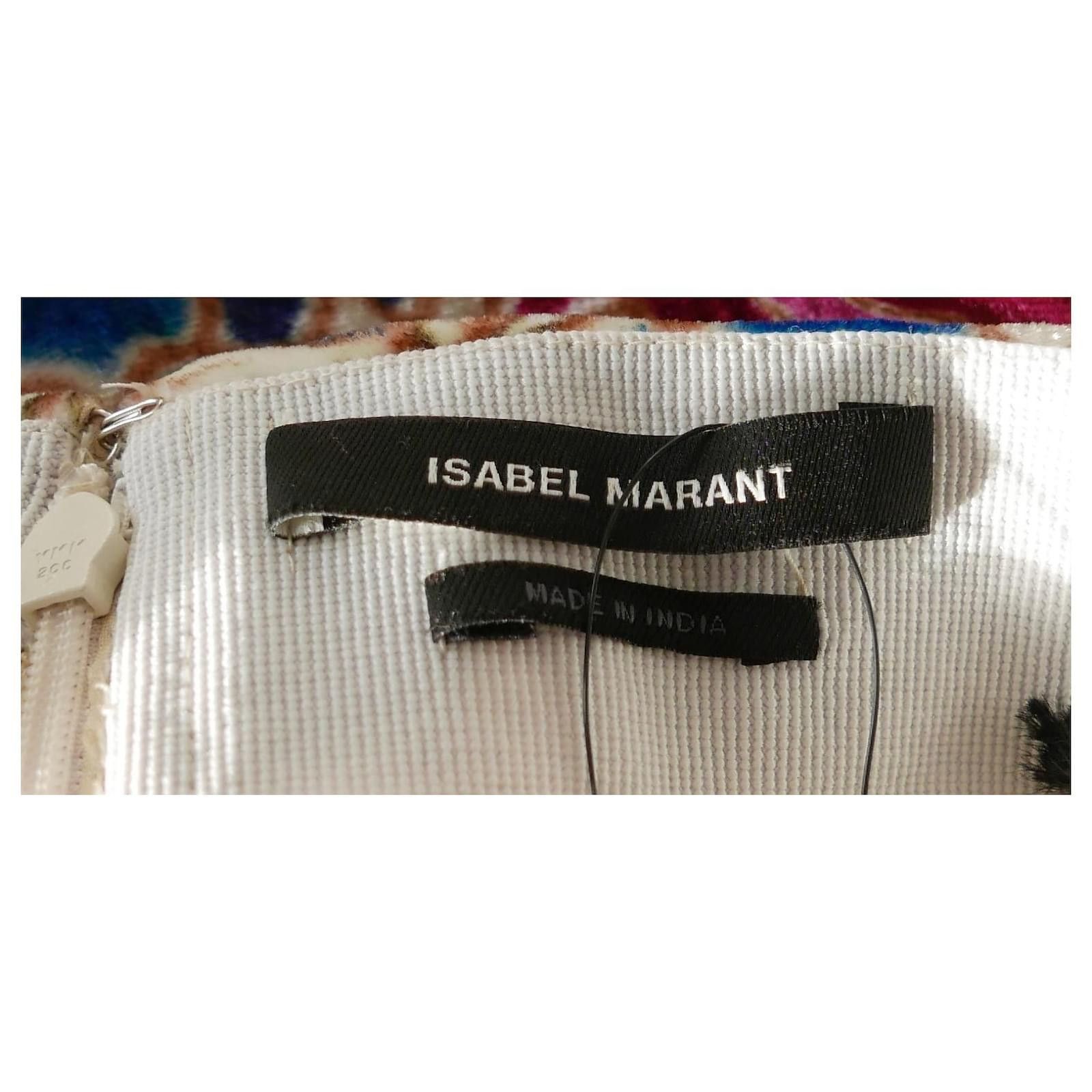 Isabel Marant Isabel Marant Breena Floral Velvet Skirt Size 25" / US 0 / IT 36 - 7 Thumbnail