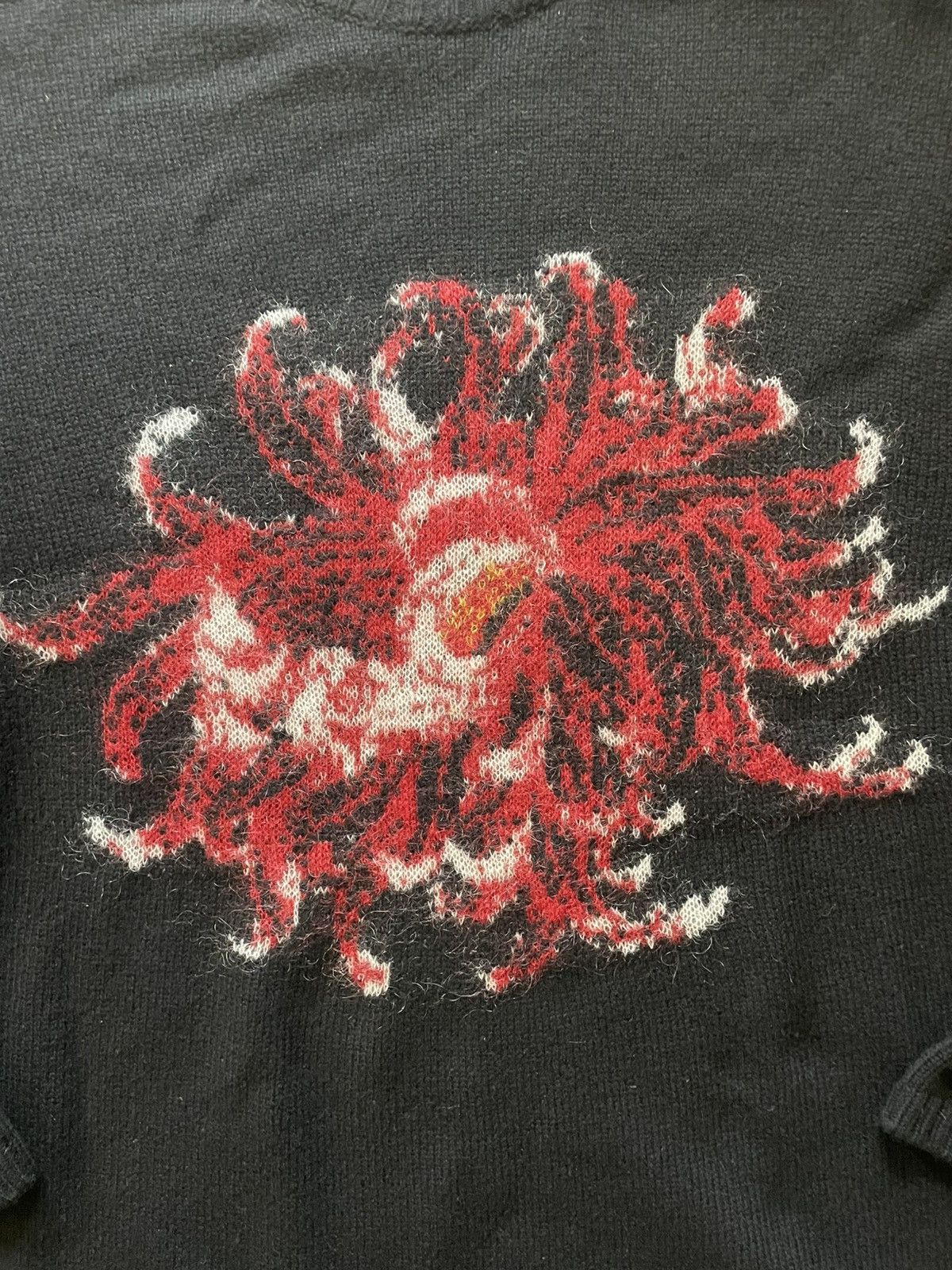 Yohji Yamamoto Yohji Yamamoto Pour Homme Flower Sweater | Grailed
