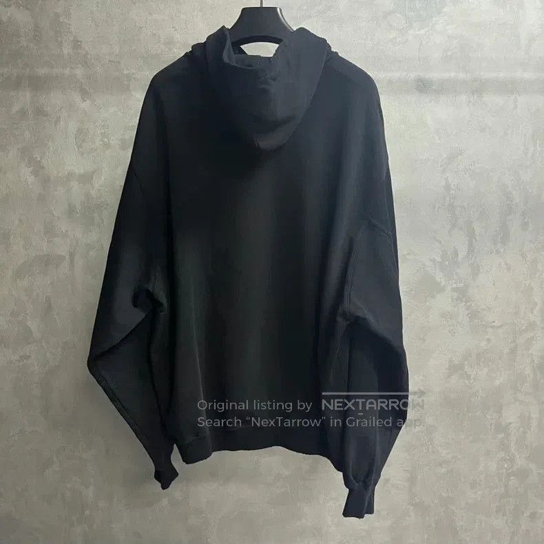 Balenciaga Balenciaga Black Logo Hooded Sweatshirt. Size US S / EU 44-46 / 1 - 2 Thumbnail