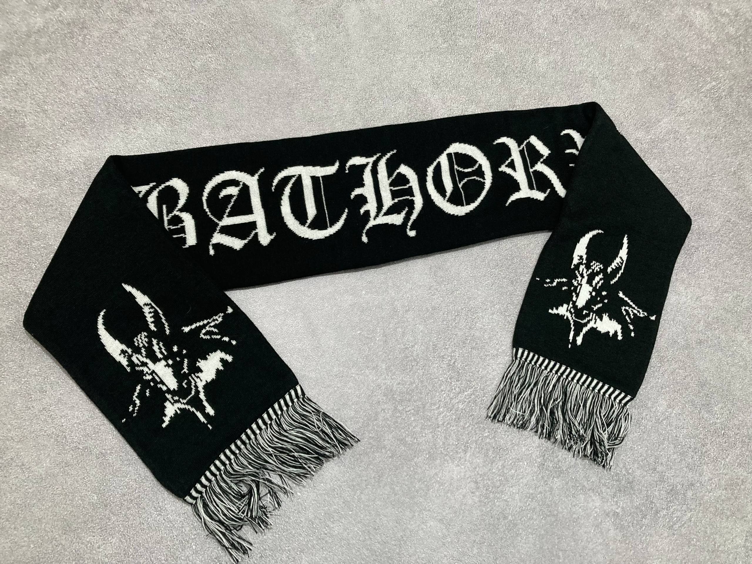 Band Tees Scarf Bathory - black metal mayhem darkthrone burzum Size ONE SIZE - 2 Thumbnail