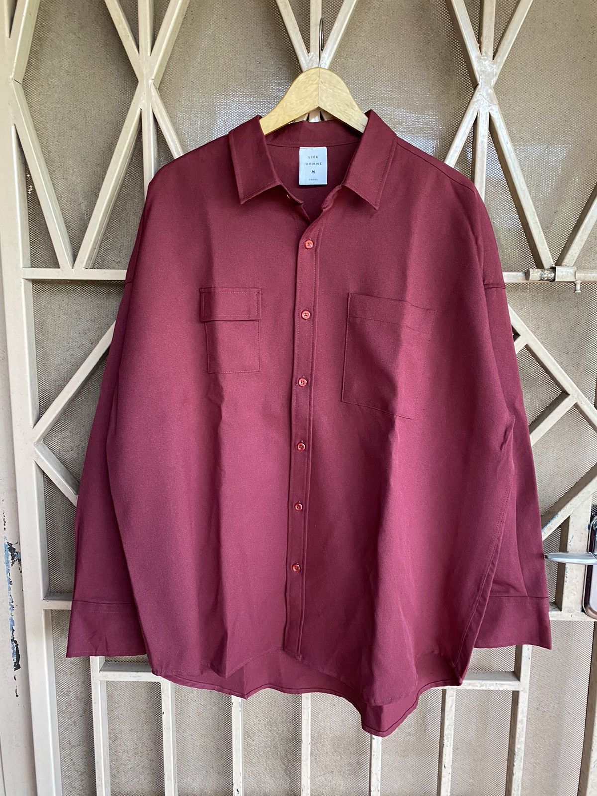 Issey Miyake 💸BINDINGOFFER💸Lieu Homme Button Up Shirt Issey Avantgarde Size US M / EU 48-50 / 2 - 2 Thumbnail
