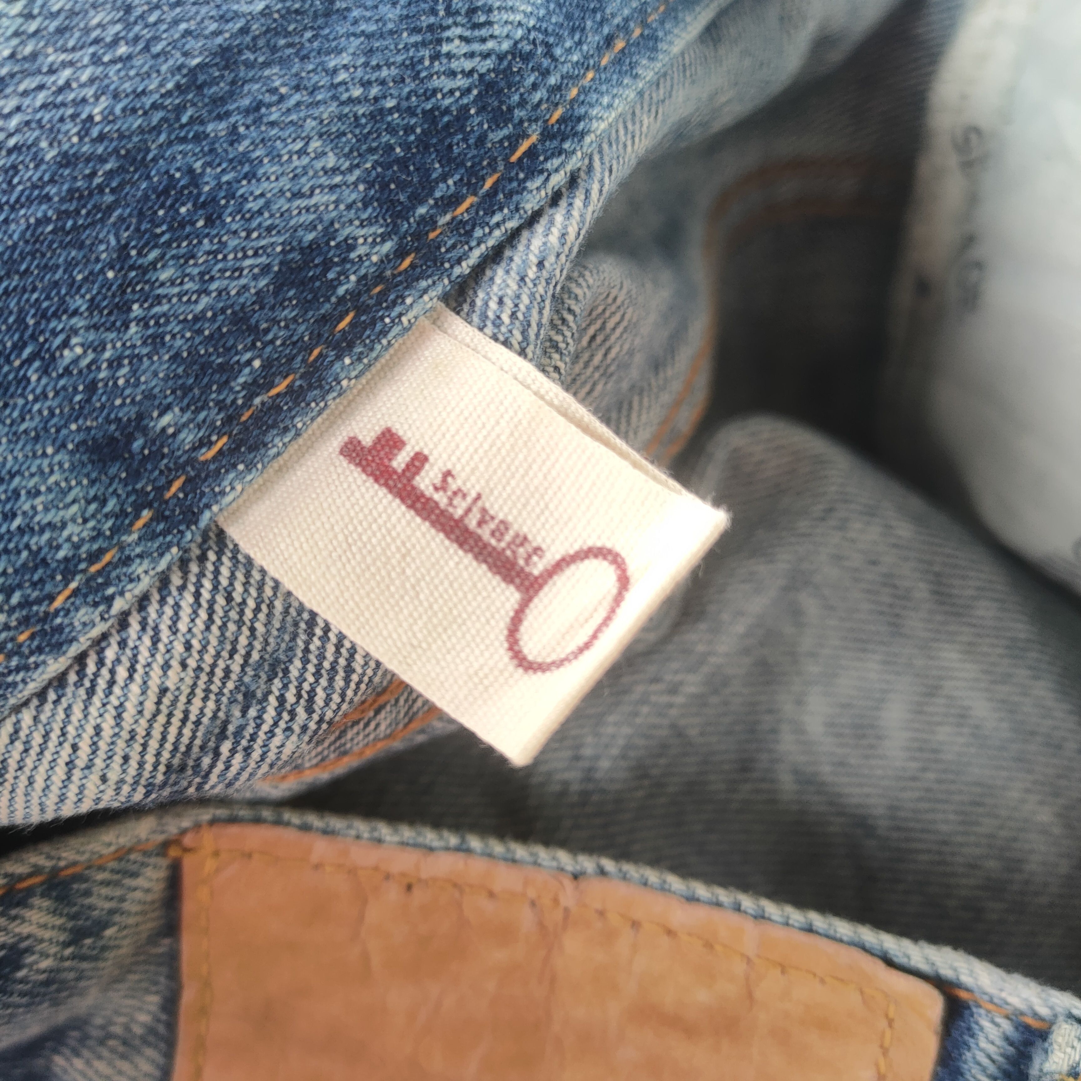 Salvage VINTAGE SELVEGE FADED DISTRESSED JEANS DENIM PANTS Size US 32 / EU 48 - 15 Thumbnail