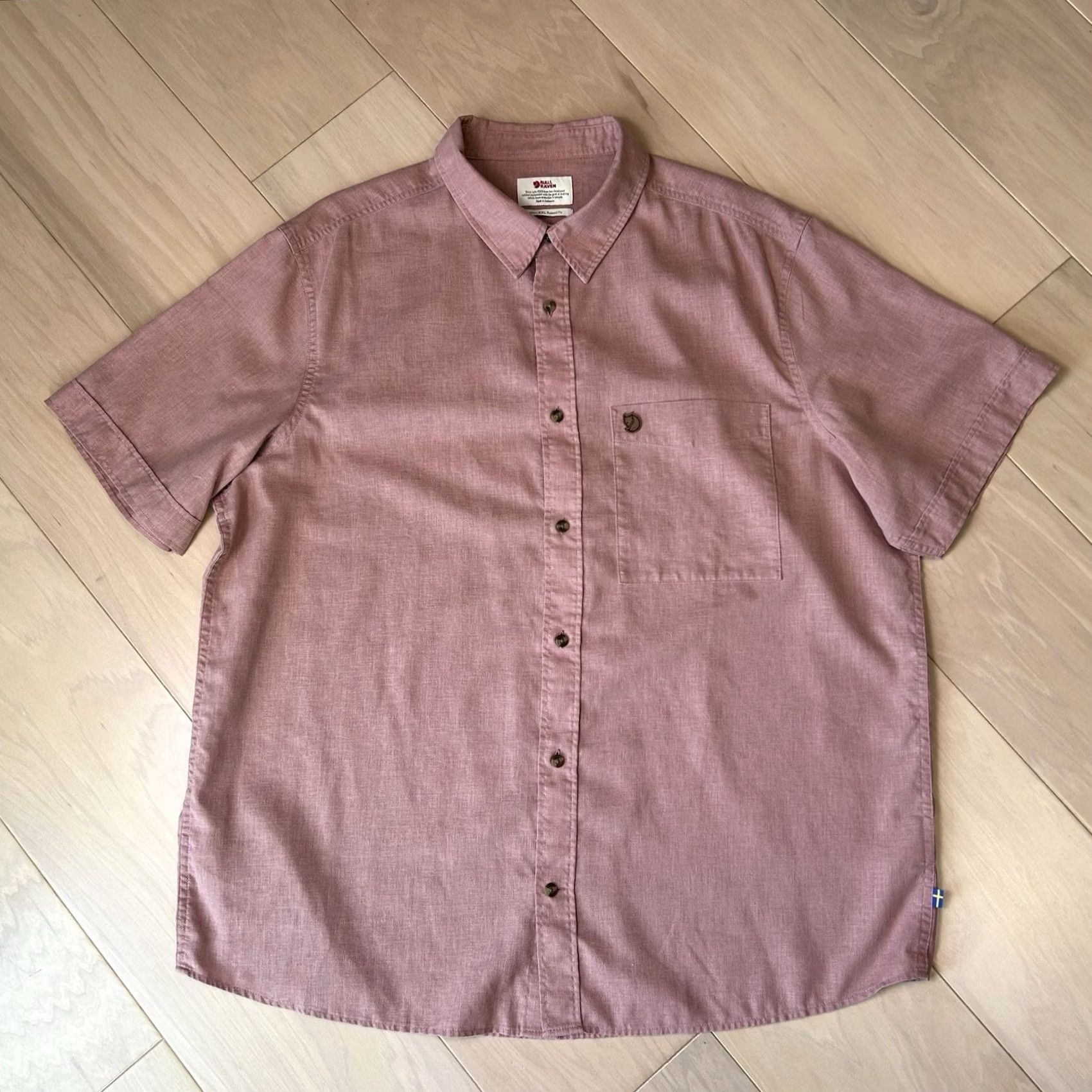 Vintage FjallRaven Ovik Travel Shirt Men’s 2XL Short Sleeve Relaxed Fit Size US XXL / EU 58 / 5 - 2 Thumbnail