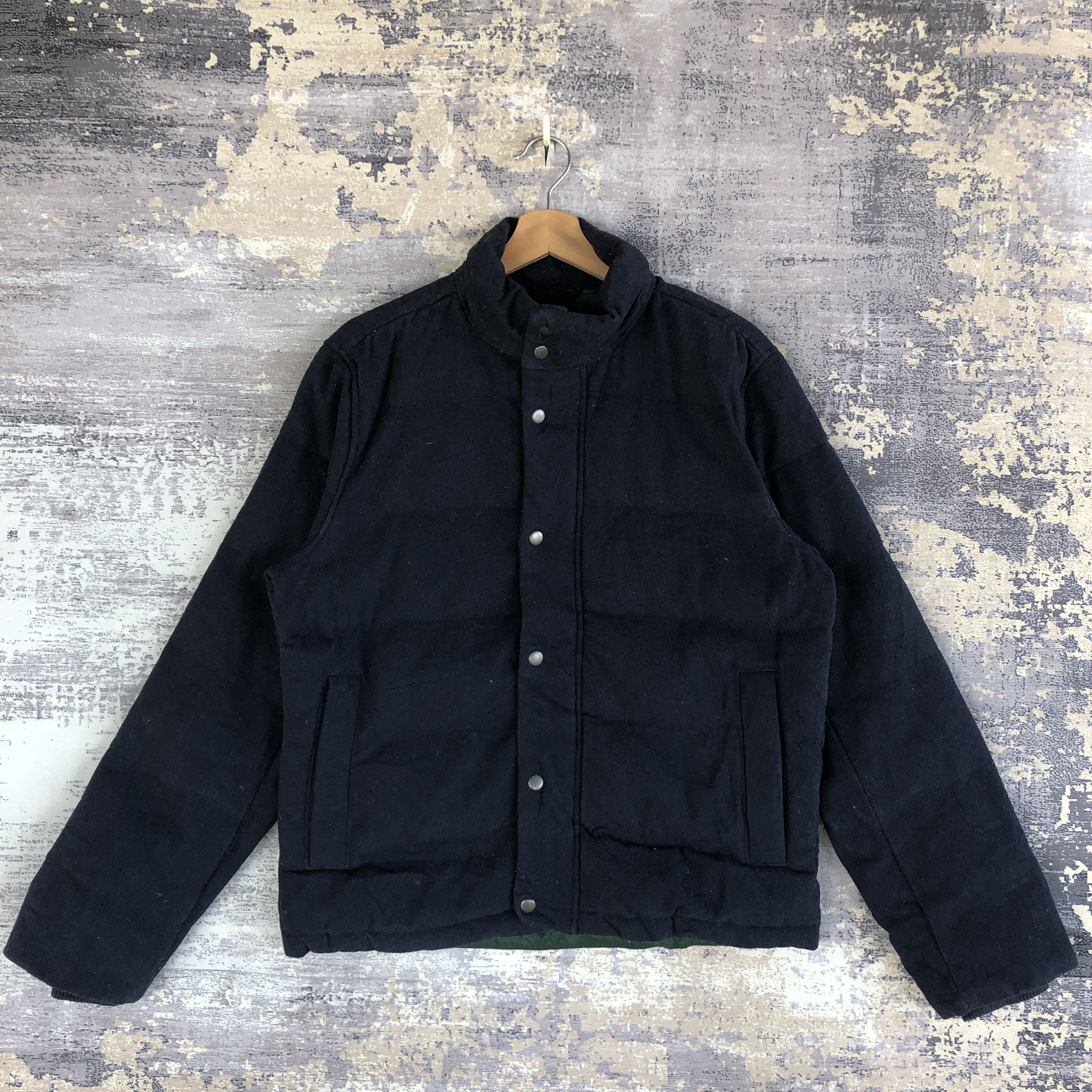 Japanese Brand × Vintage Vintage Y2K Japanese Puffer Jacket Wool Varsity Jackets Size US M / EU 48-50 / 2 - 1 Thumbnail