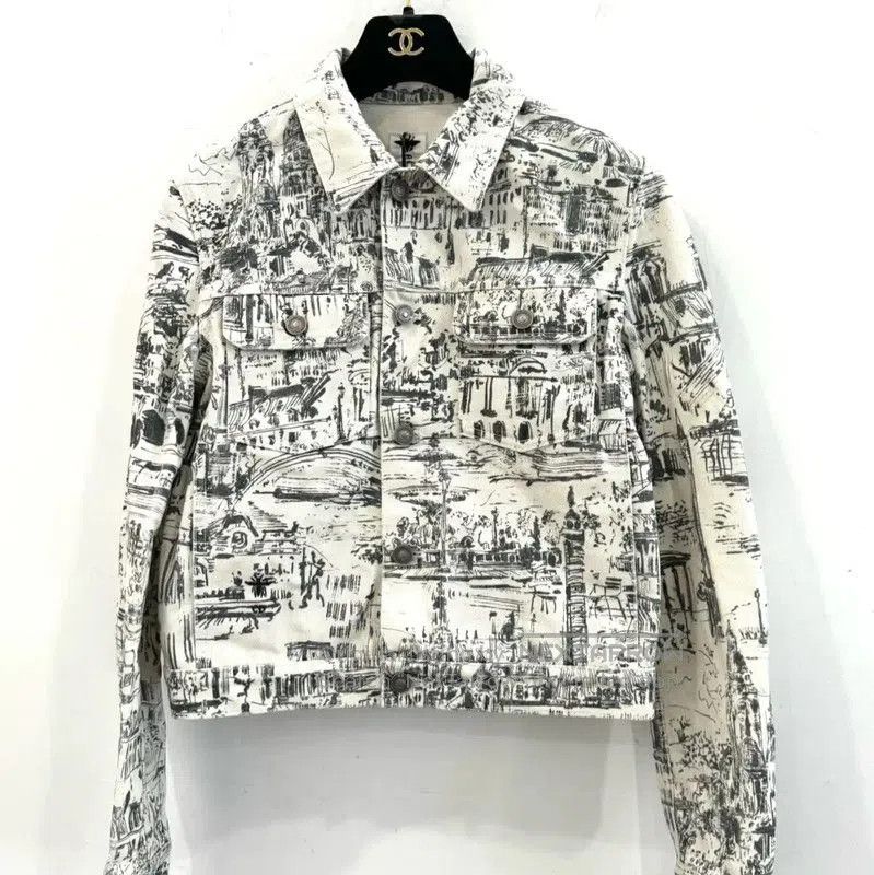 Dior Dior Women's Printed Cotton Jacket . Size M / US 6-8 / IT 42-44 - 1 Thumbnail
