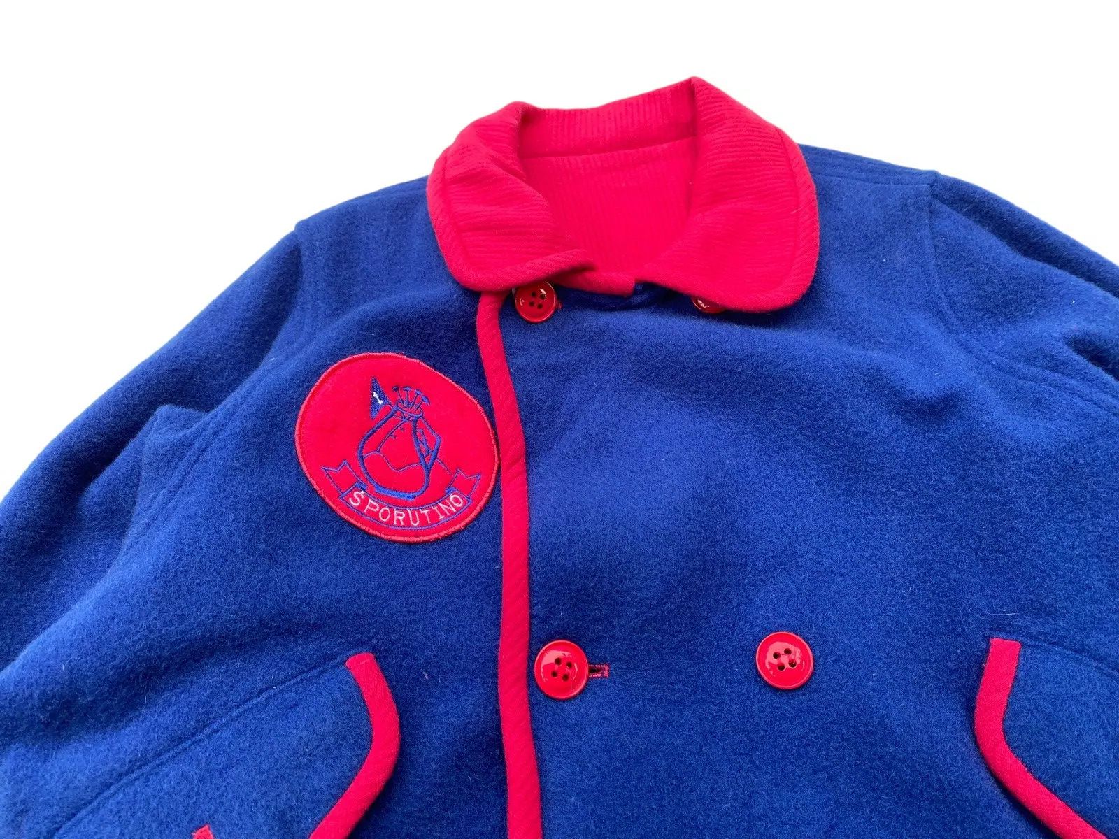 Issey Miyake Vtg Gerrulan Sporuti Wool Jacket- Blue Size US M / EU 48-50 / 2 - 4 Thumbnail