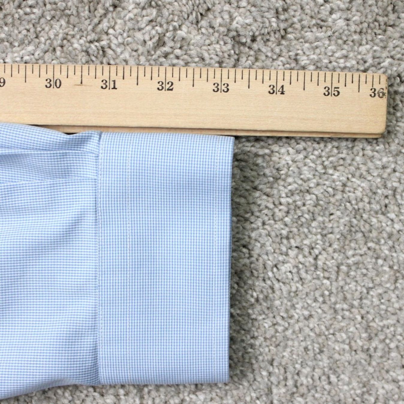 Jos. A. Bank Jos. A. Bank Shirt Mens 19, 36 Blue Traveler 100% Cotton Long Sleeve Button Down Dress Shirt Mens Blue 100% Cotton Classic Checked Decade- N/A Size US XXL / EU 58 / 5 - 7 Thumbnail