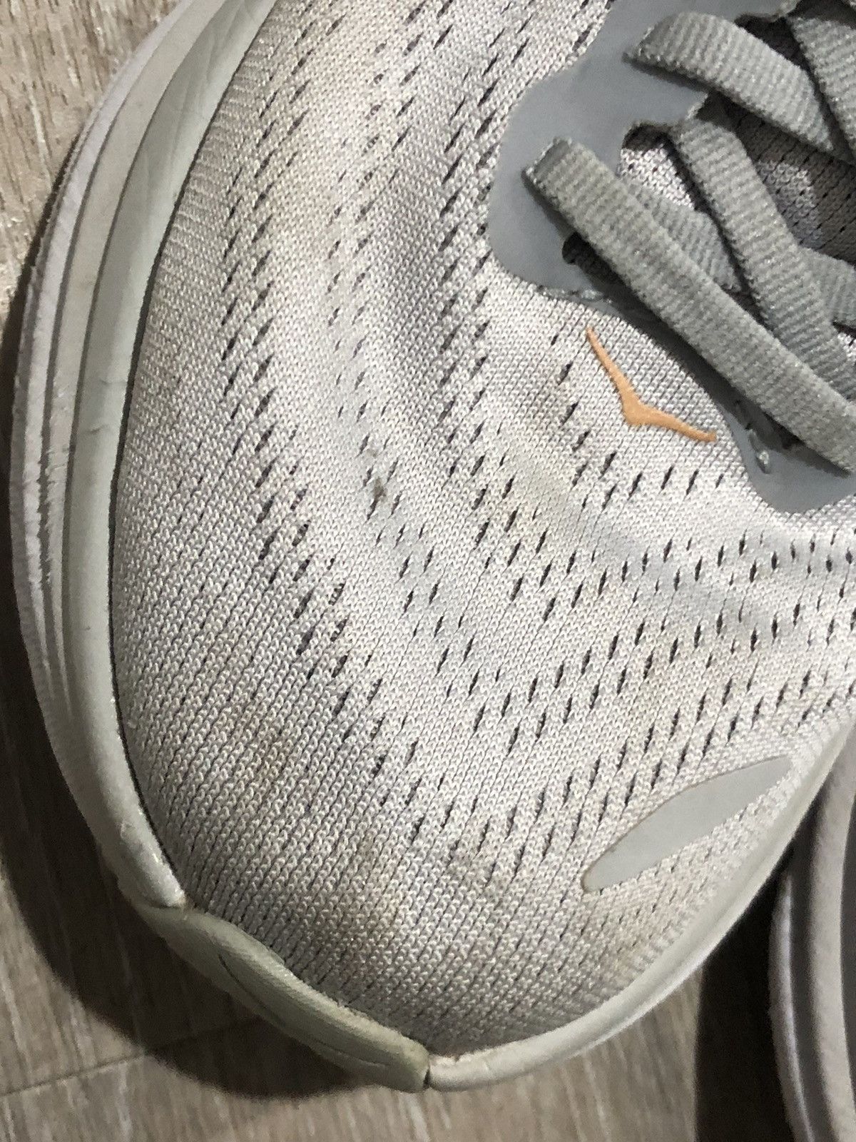 Hoka Hoka One One Bondi 8 Shoes Womens Size 6.5 Wide Gray Size US 6.5 / IT 36.5 - 4 Thumbnail