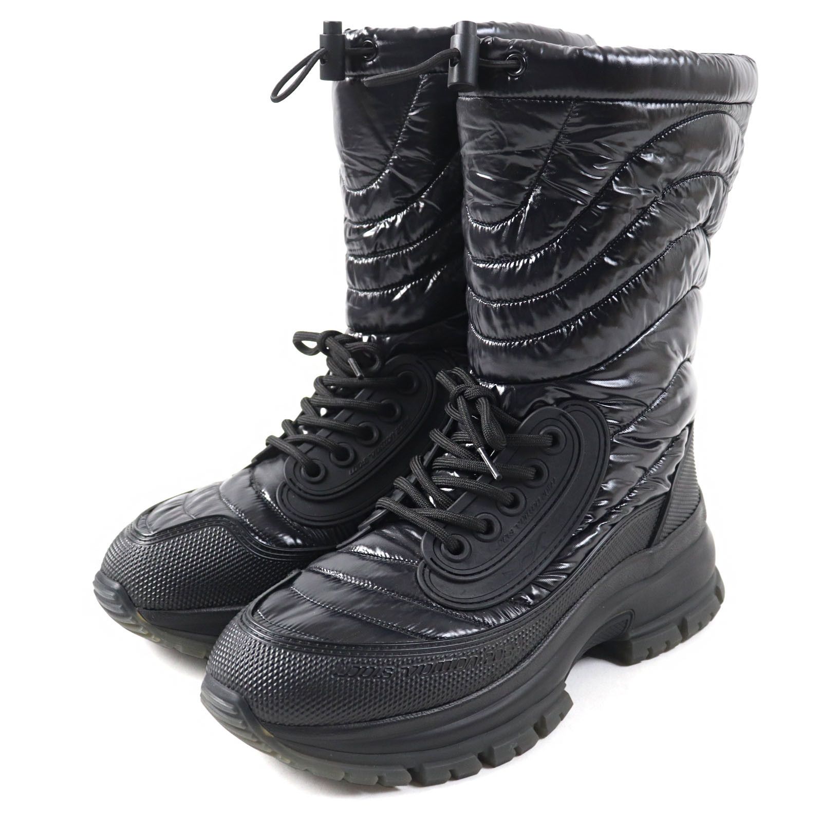 Louis Vuitton Louis Vuitton 2054 Monogram Nylon Rubber Boots Others Shoes in Black, Men's