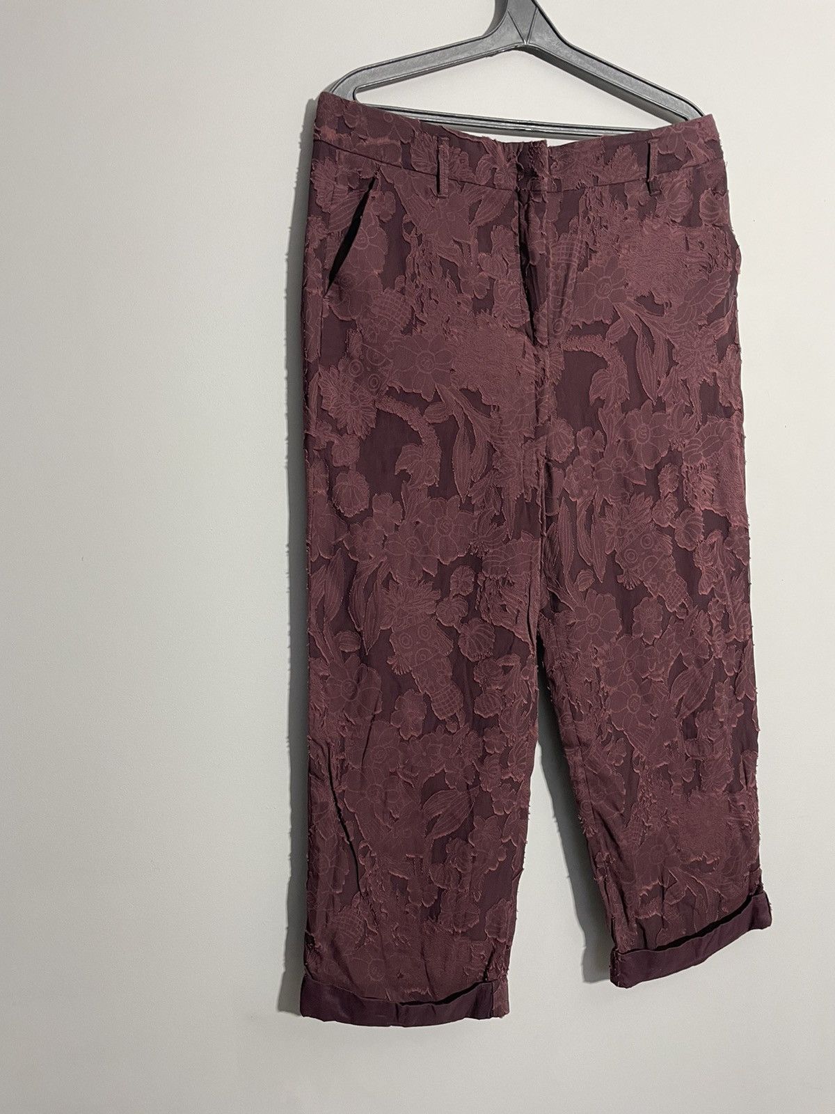DOROTHEE SCHUMACHER × Designer Dorothee Schumacher Avant Garde Floral Pants size 4 Size 27" / US 4 / IT 40 - 3 Thumbnail