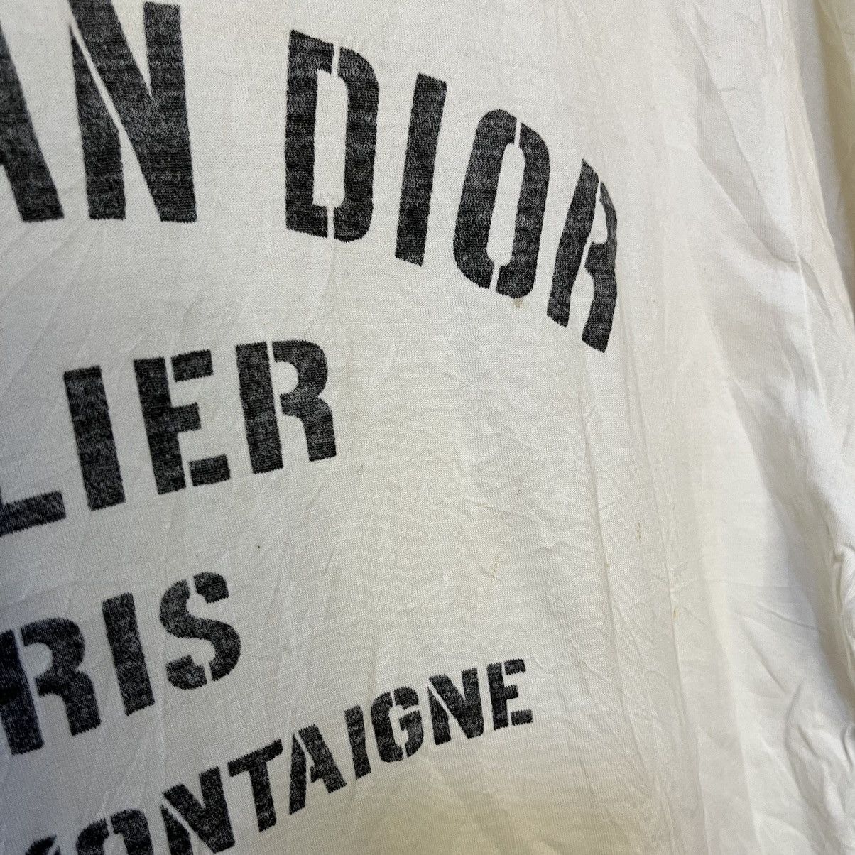 Dior Christian Dior Atelier Avenue Montaigne Logo White Shirt Size US L / EU 52-54 / 3 - 10 Thumbnail