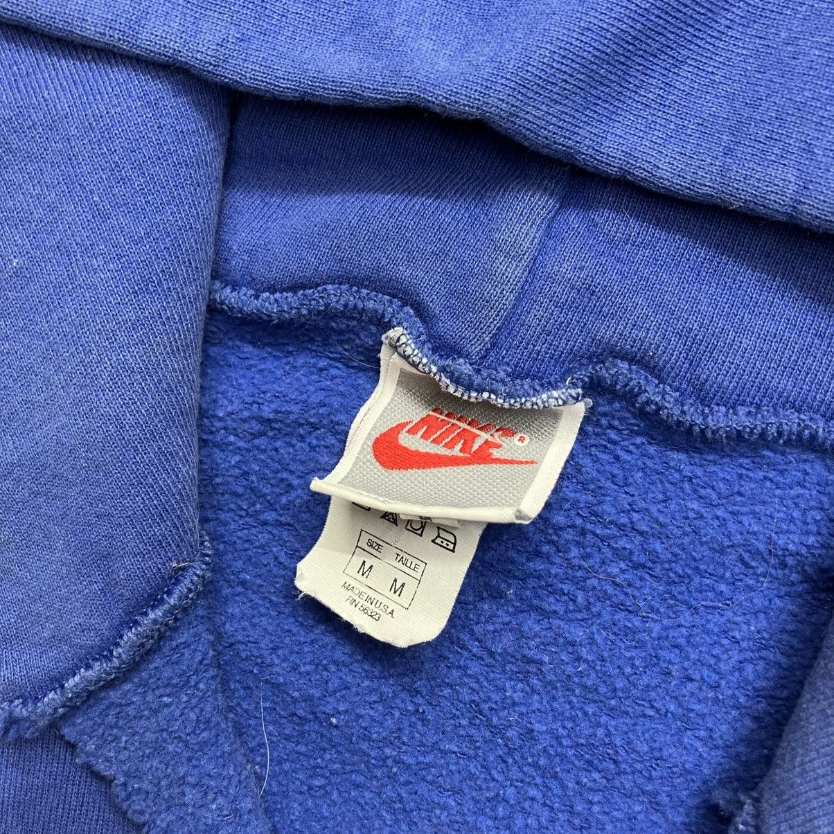 Nike 90’s nike hoodie grey tag royal blue boxy Size US M / EU 48-50 / 2 - 3 Thumbnail