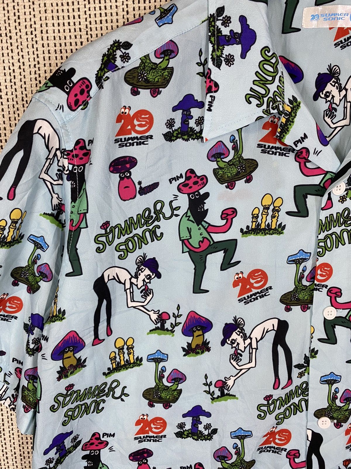 Band Tees × Japanese Brand Summer sonic tour shirt button ups fullprinted Size US XL / EU 56 / 4 - 5 Thumbnail