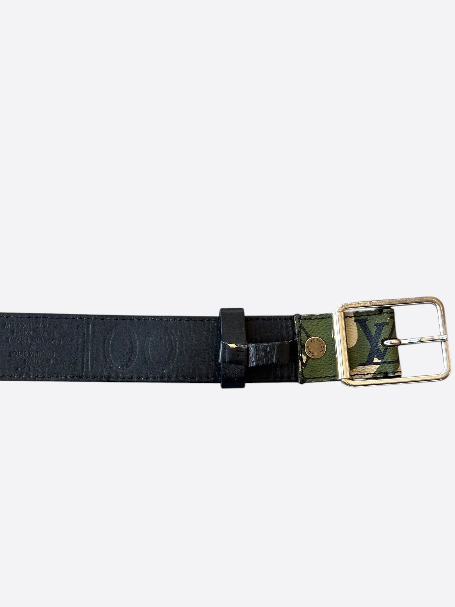 Louis Vuitton Louis Vuitton Takashi Murakami Camouflage Monogram Belt Size 34 - 5 Thumbnail