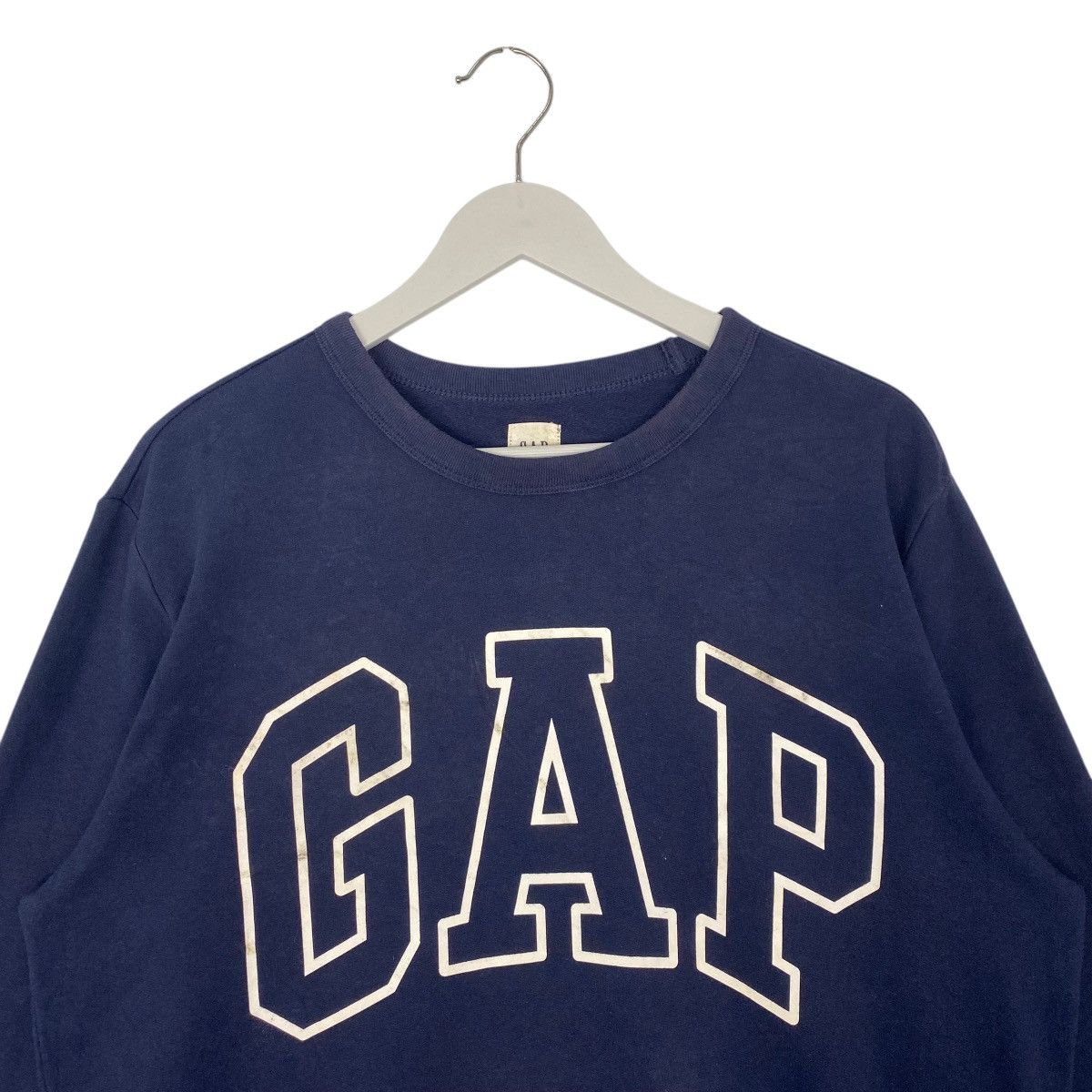 Vintage Vintage Gap Big Logo Printed NavyBlue Pullover Jumper Size M Size US M / EU 48-50 / 2 - 3 Thumbnail