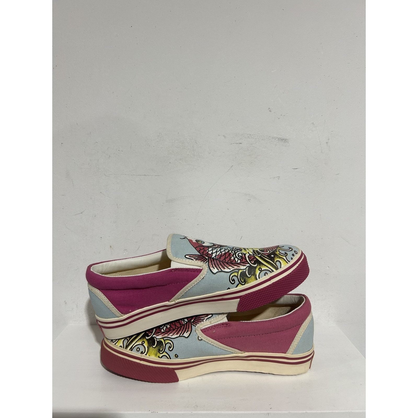 Ed Hardy ED HARDY KOI FISH SLIP ON SNEAKER SIZE 6W 4.5MENS BRAND NEW Size US 6 / IT 36 - 7 Thumbnail