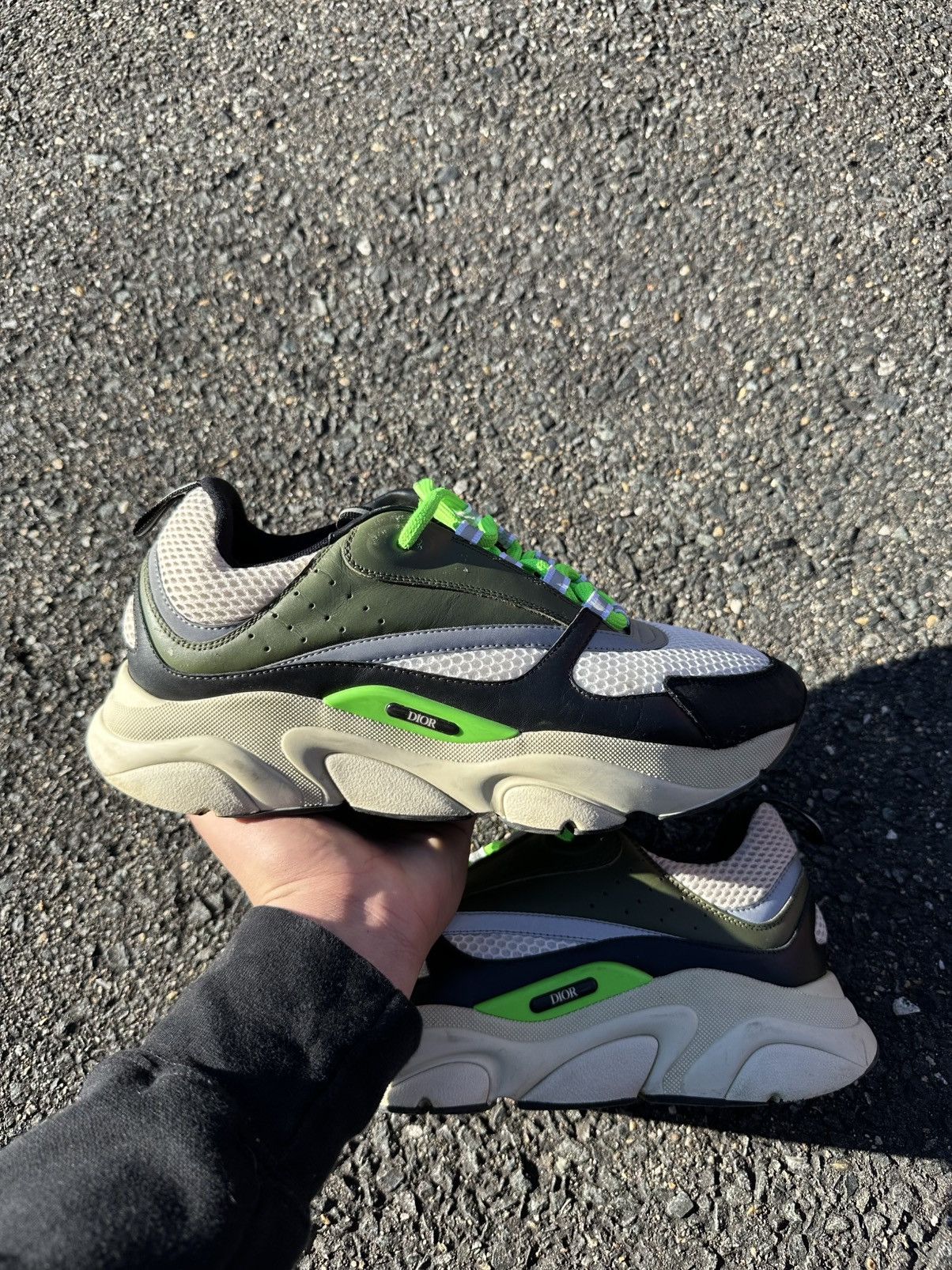 Dior Dior B22 Khaki Pistachio Size US 11 / EU 44 - 1 Thumbnail