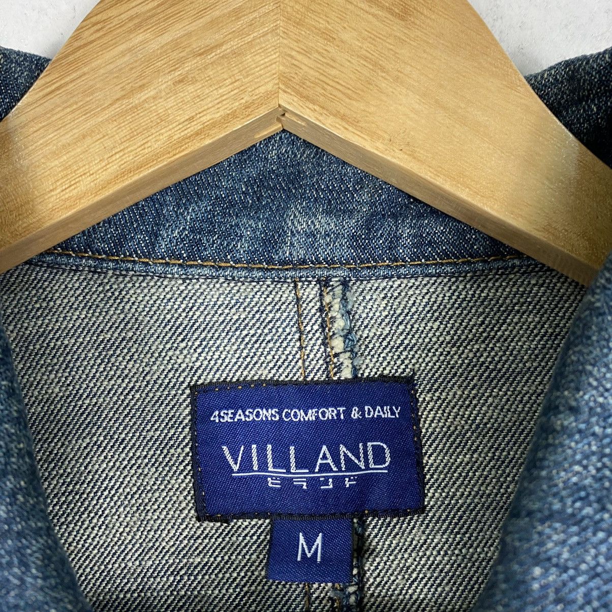 Indigo Villand Denim Chore Jacket Size US M / EU 48-50 / 2 - 9 Thumbnail