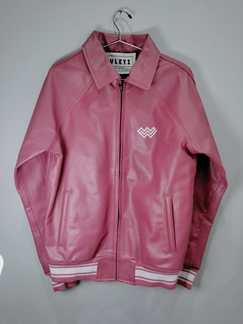 Other ✨Wleti Pink Sheep Leather Bomber Jacket — Women’s✨ Size M / US 6-8 / IT 42-44 - 1 Thumbnail