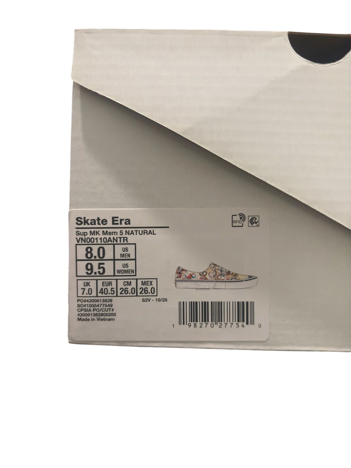 Supreme × Vans Supreme x Mike Kelley White Vans Size US 8 / EU 41 - 8 Thumbnail