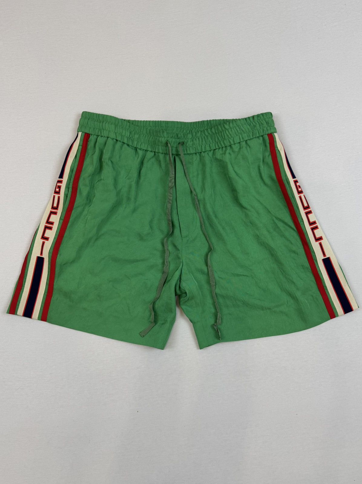 Gucci Gucci Green Technical Shorts Size US 30 / EU 46 - 1 Thumbnail