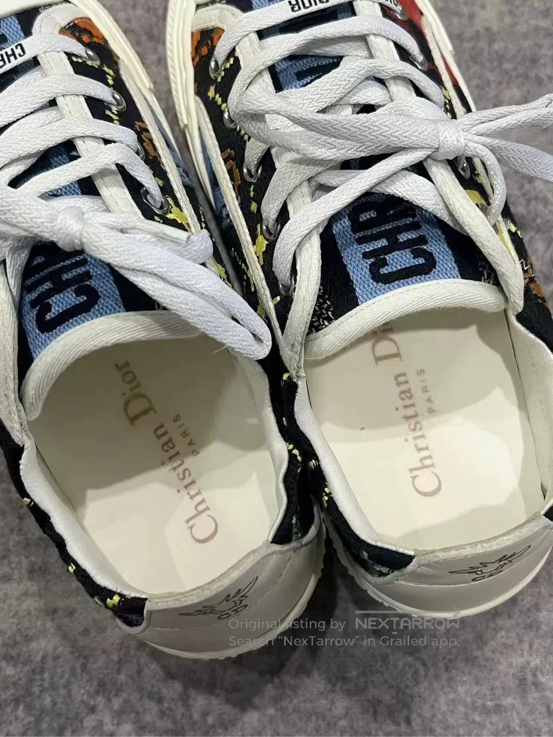 Dior Dior Floral Print Sneakers. Size US 4 / IT 34 - 6 Thumbnail