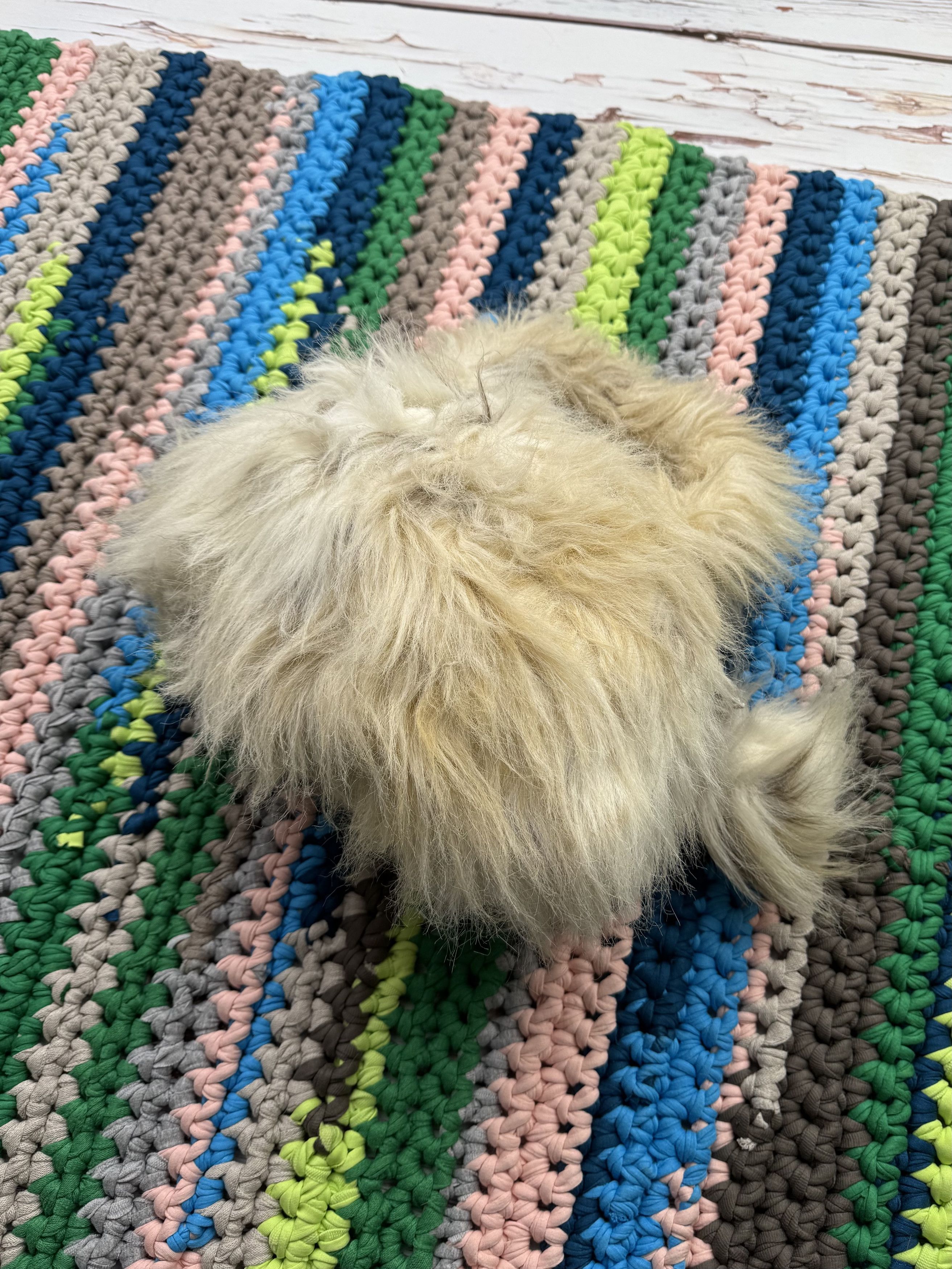 Japanese Brand Vintage Faux Fur Handle Bag (ET1) Size ONE SIZE - 1 Thumbnail