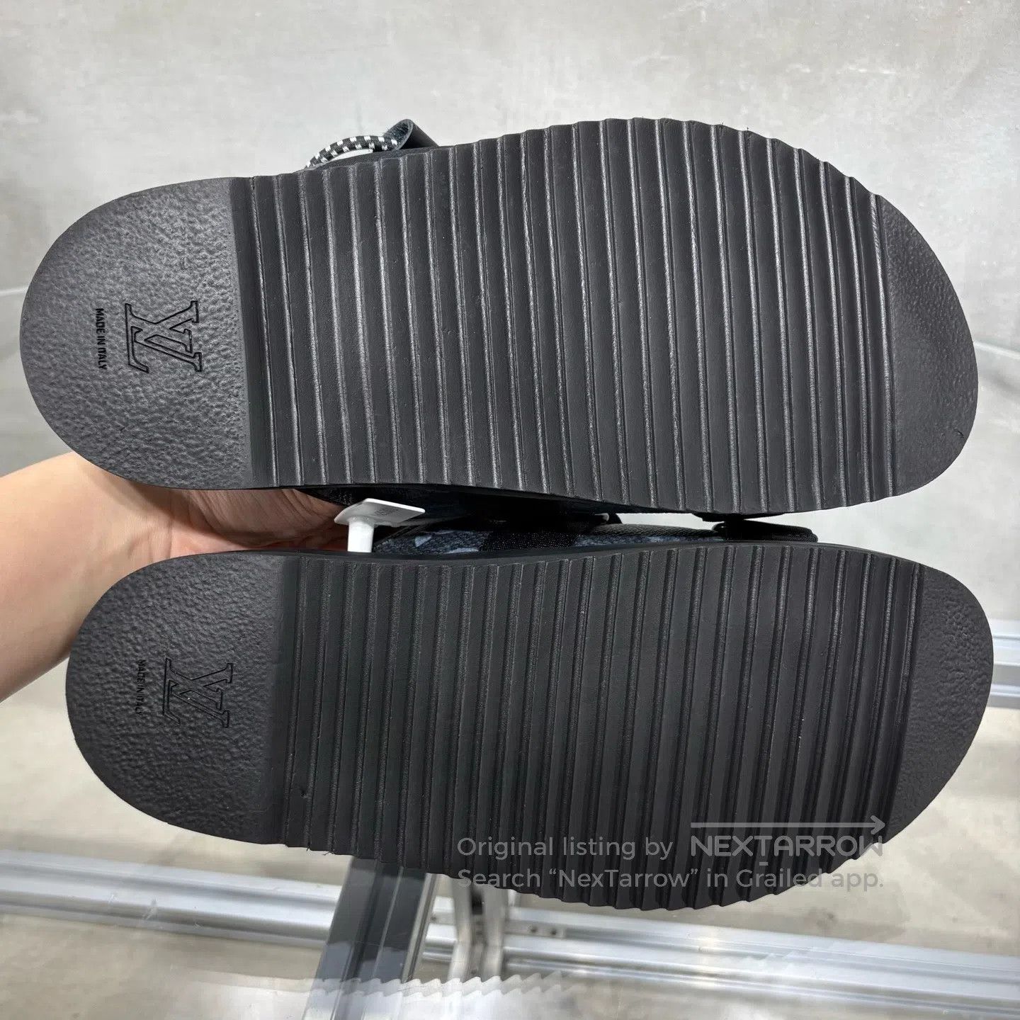 Louis Vuitton Louis Vuitton 3M Black Reflective Magic tape Sandals Size US 9 / EU 42 - 7 Thumbnail